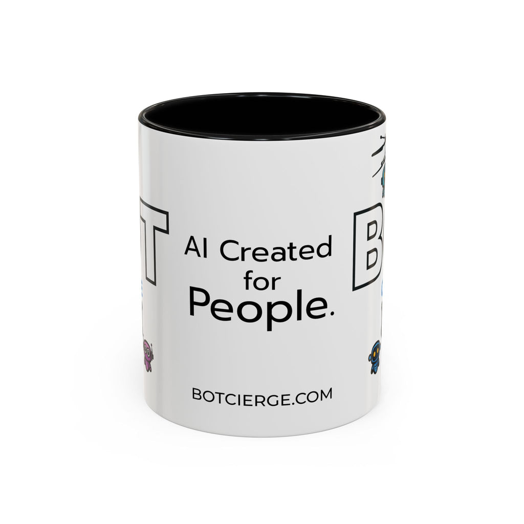 Logo Accent Coffee Mug (11, 15oz) (Light Edition with Black Print)