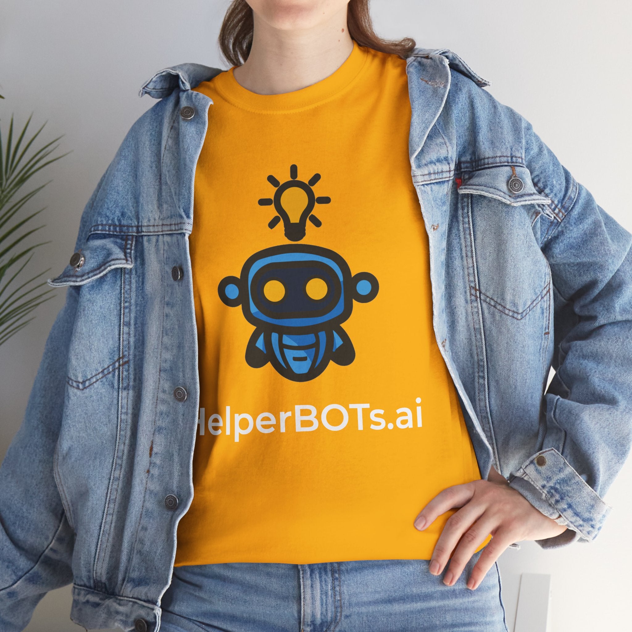 Unisex Personal Development BOT Heavy Cotton Tee (Dark Edition with White Print)