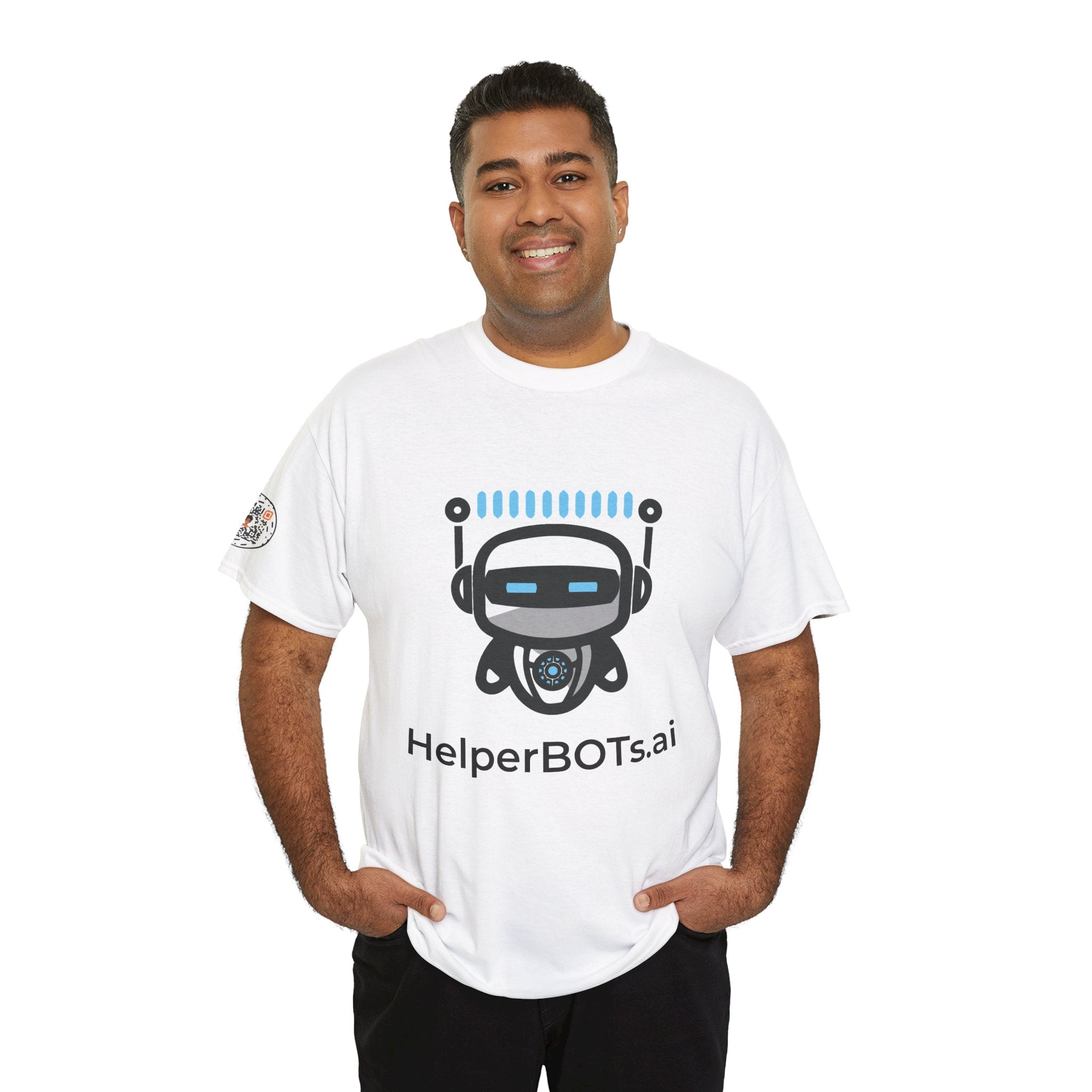 Unisex Productivity BOT Heavy Cotton Tee (Light Edition with Black Print)