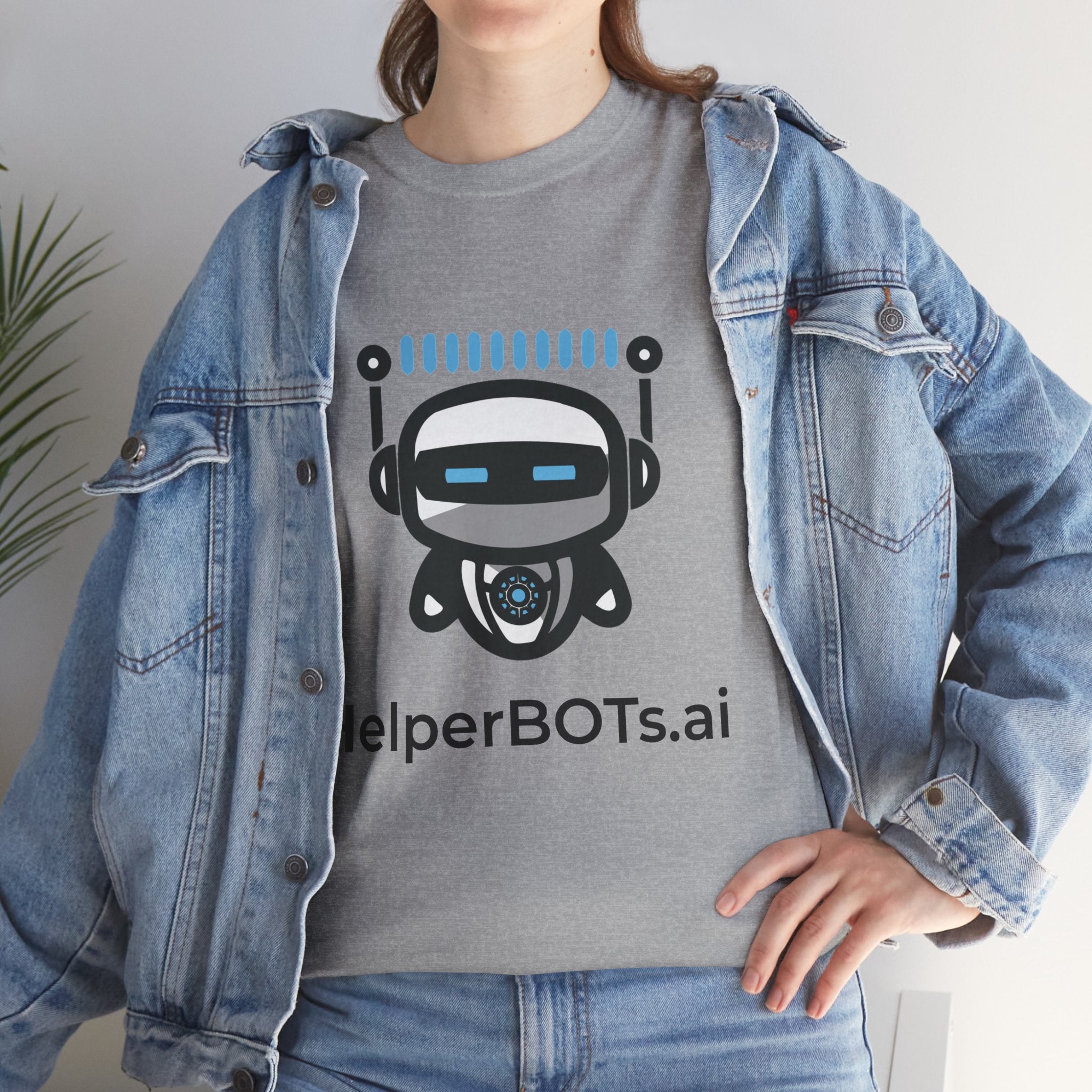 Unisex Productivity BOT Heavy Cotton Tee (Light Edition with Black Print)