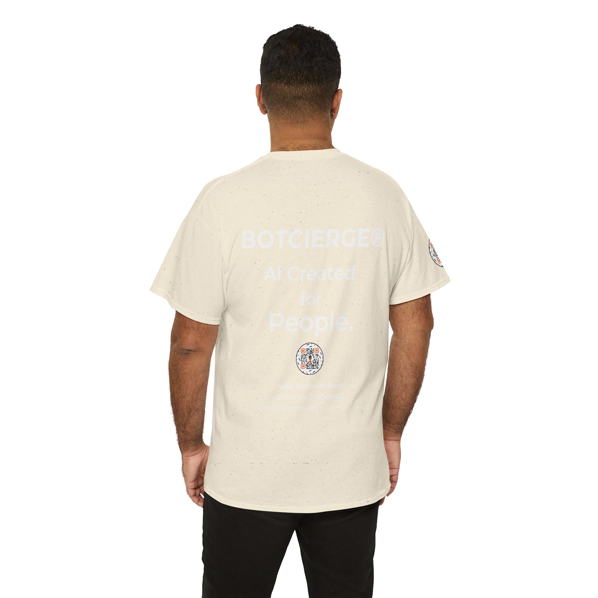 Unisex Financial BOT Heavy Cotton Tee (Dark Edition with White Print)