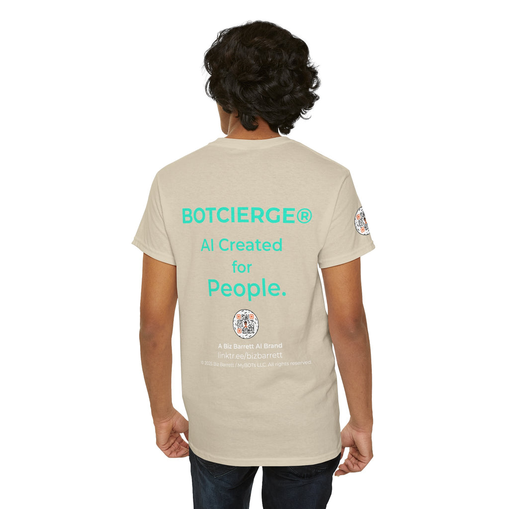 Unisex RememBOT™ Heavy Cotton Tee (Light Edition with White Lettering)