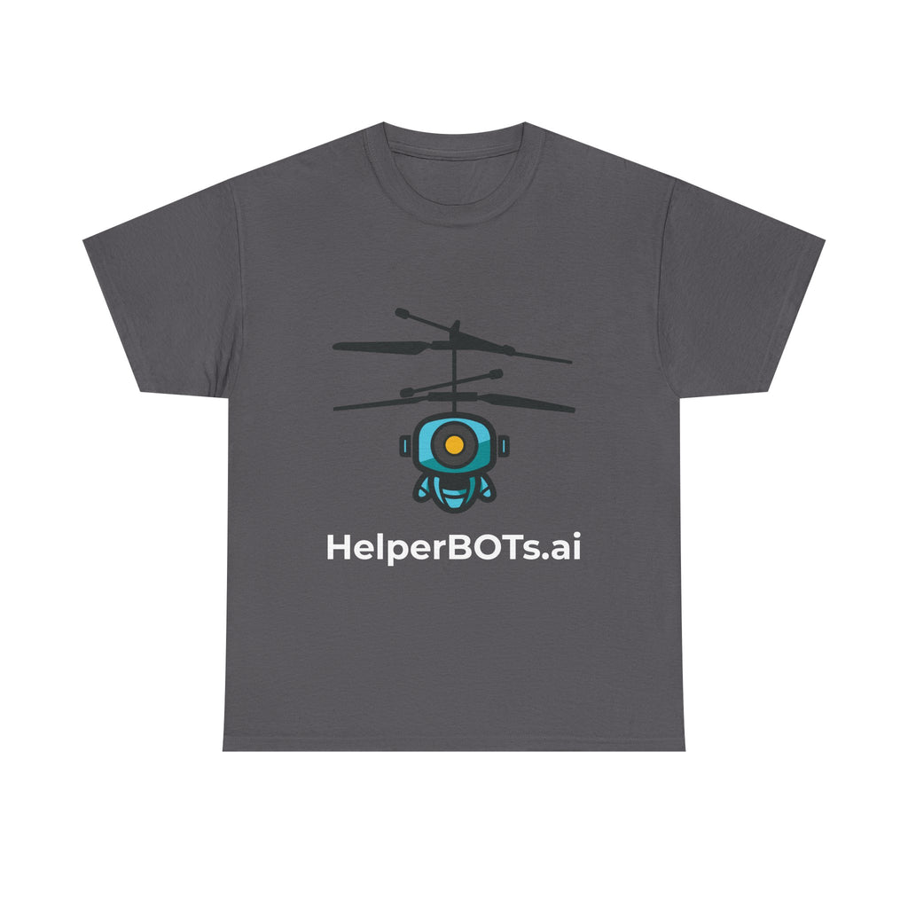 Unisex Security BOT Heavy Cotton Tee (Dark Edition white text)