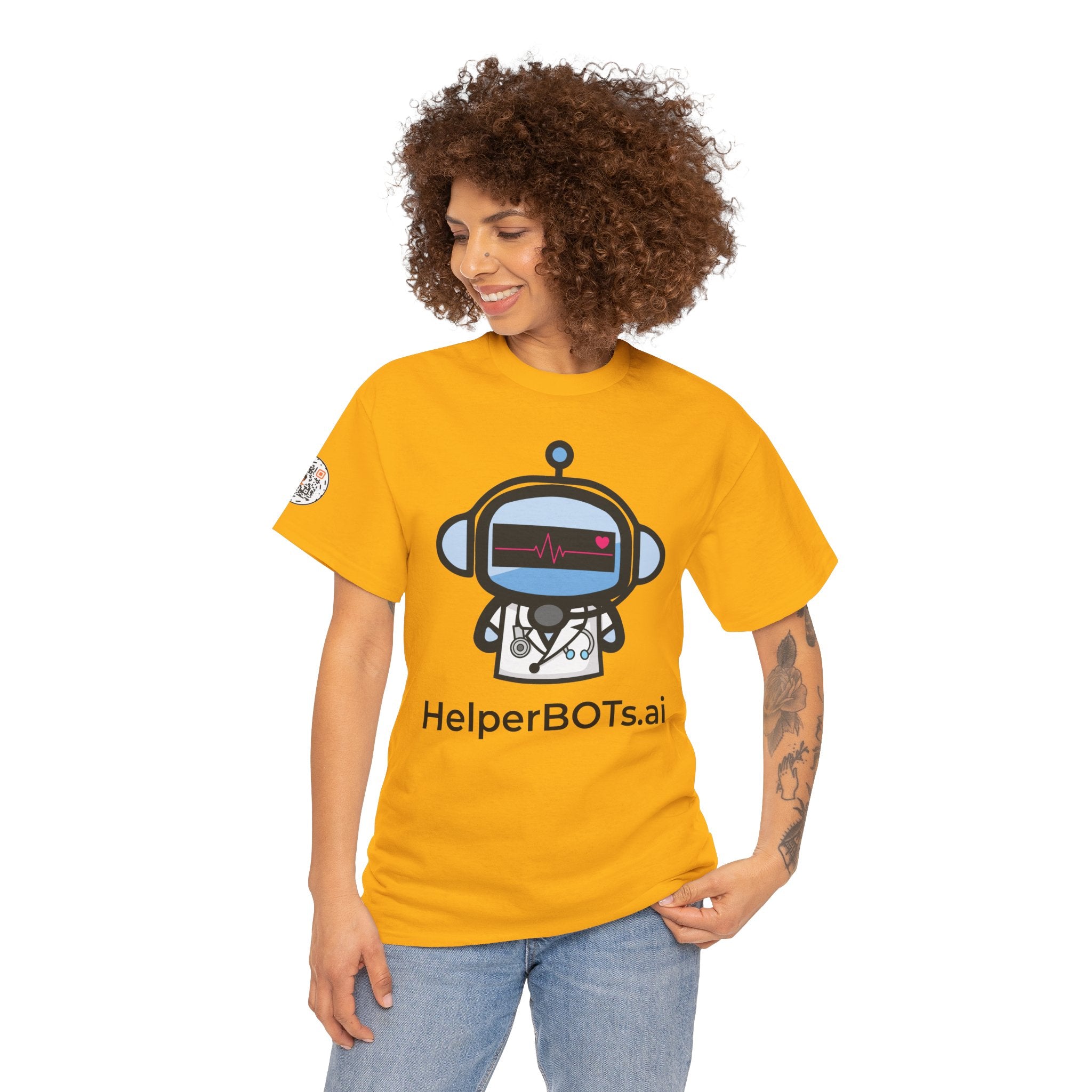 Unisex Medical BOT Heavy Cotton Tee (Light Edition with Black Print)