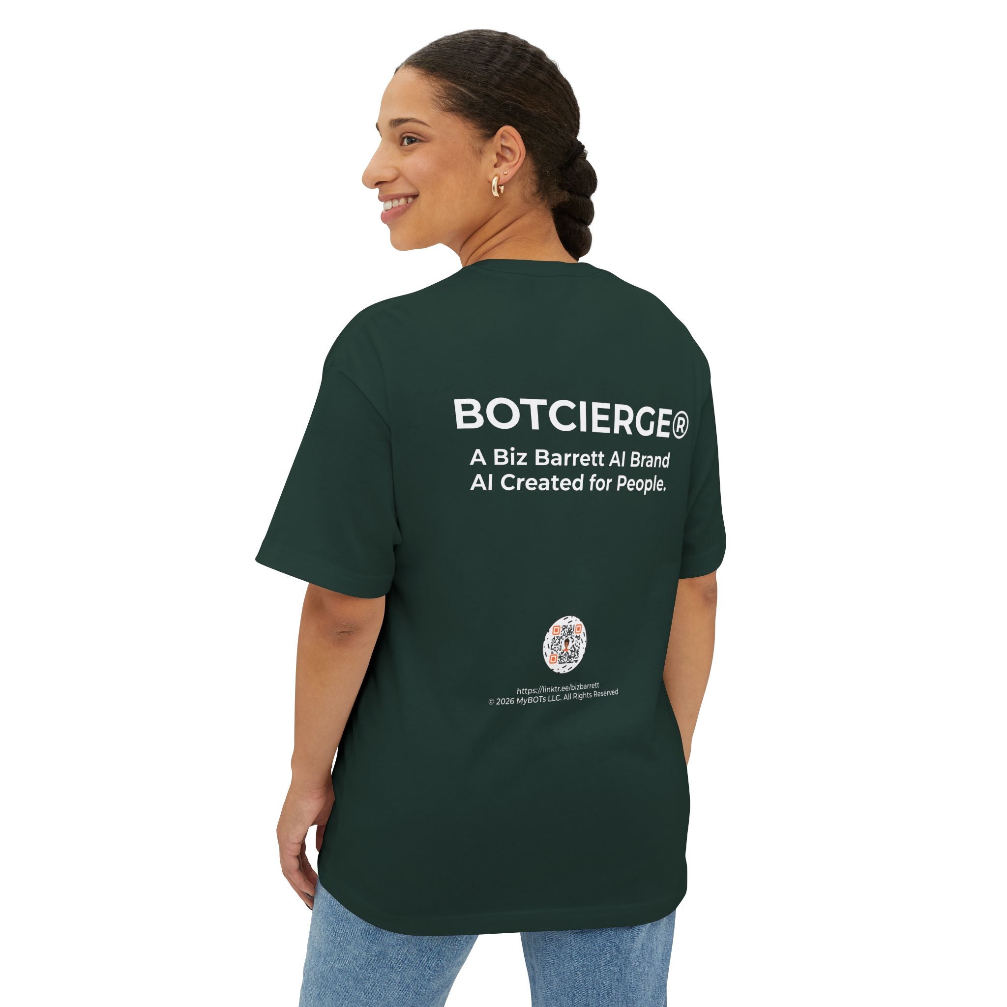 Unisex Logo Oversized Boxy Tee (Dark Edition)