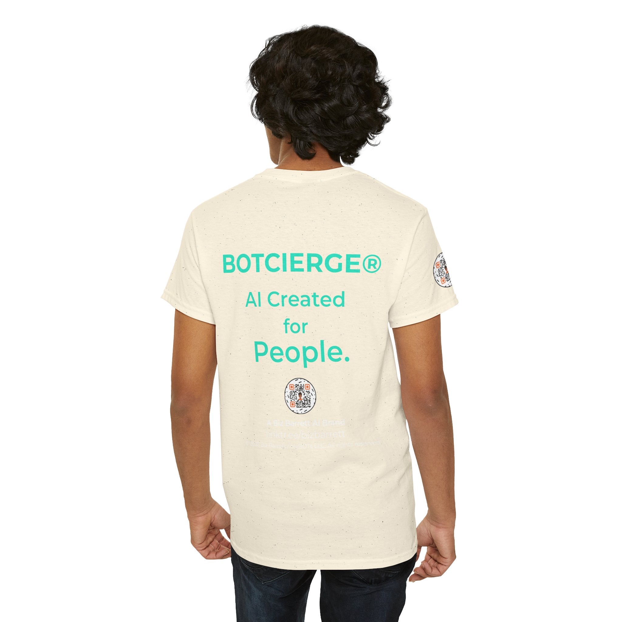 Unisex RememBOT™ Heavy Cotton Tee (Light Edition with White Lettering)