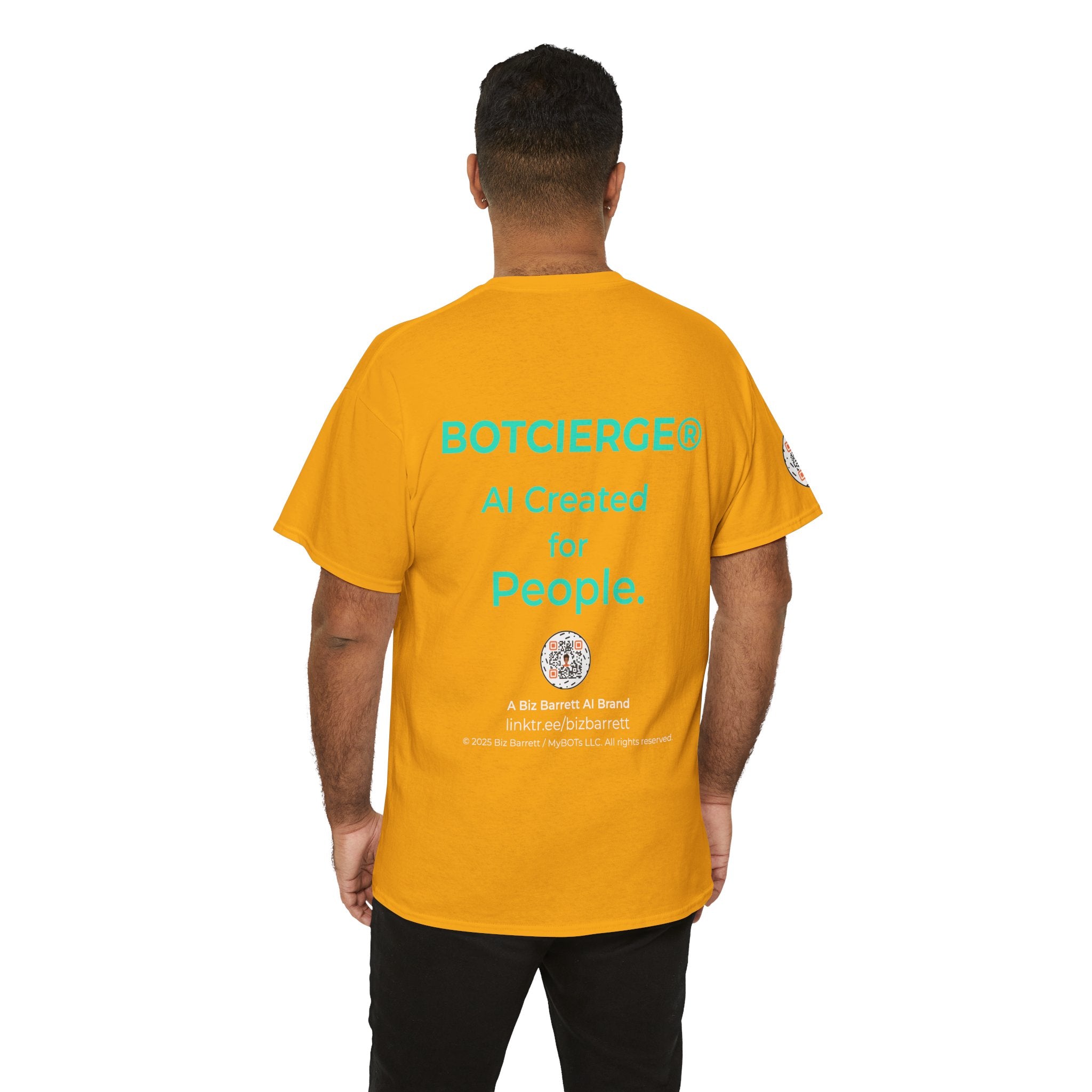 Unisex RememBOT™ Heavy Cotton Tee (Light Edition with White Lettering)