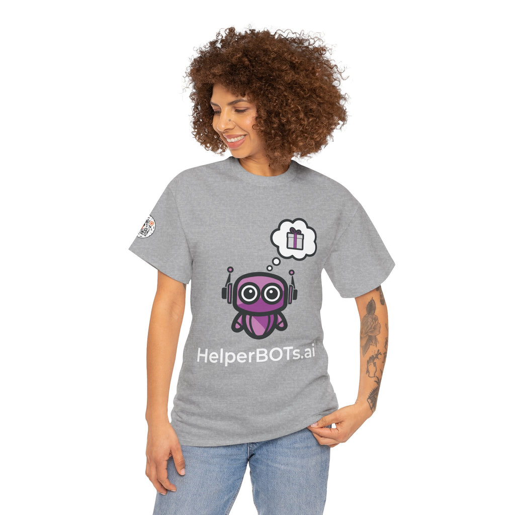 Unisex Love and Relationships BOT Heavy Cotton Tee (Dark Edition with White Print)