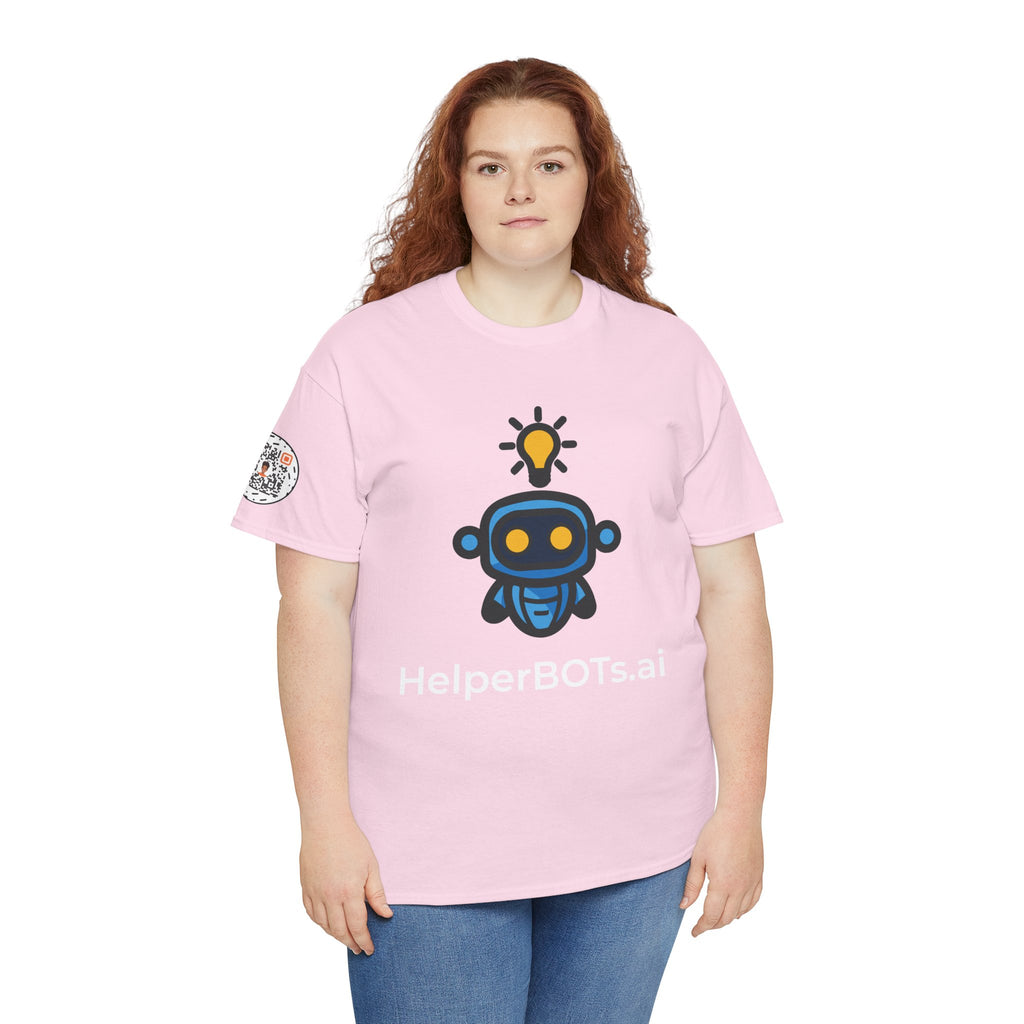 Unisex Personal Development BOT Heavy Cotton Tee (Dark Edition with White Print)