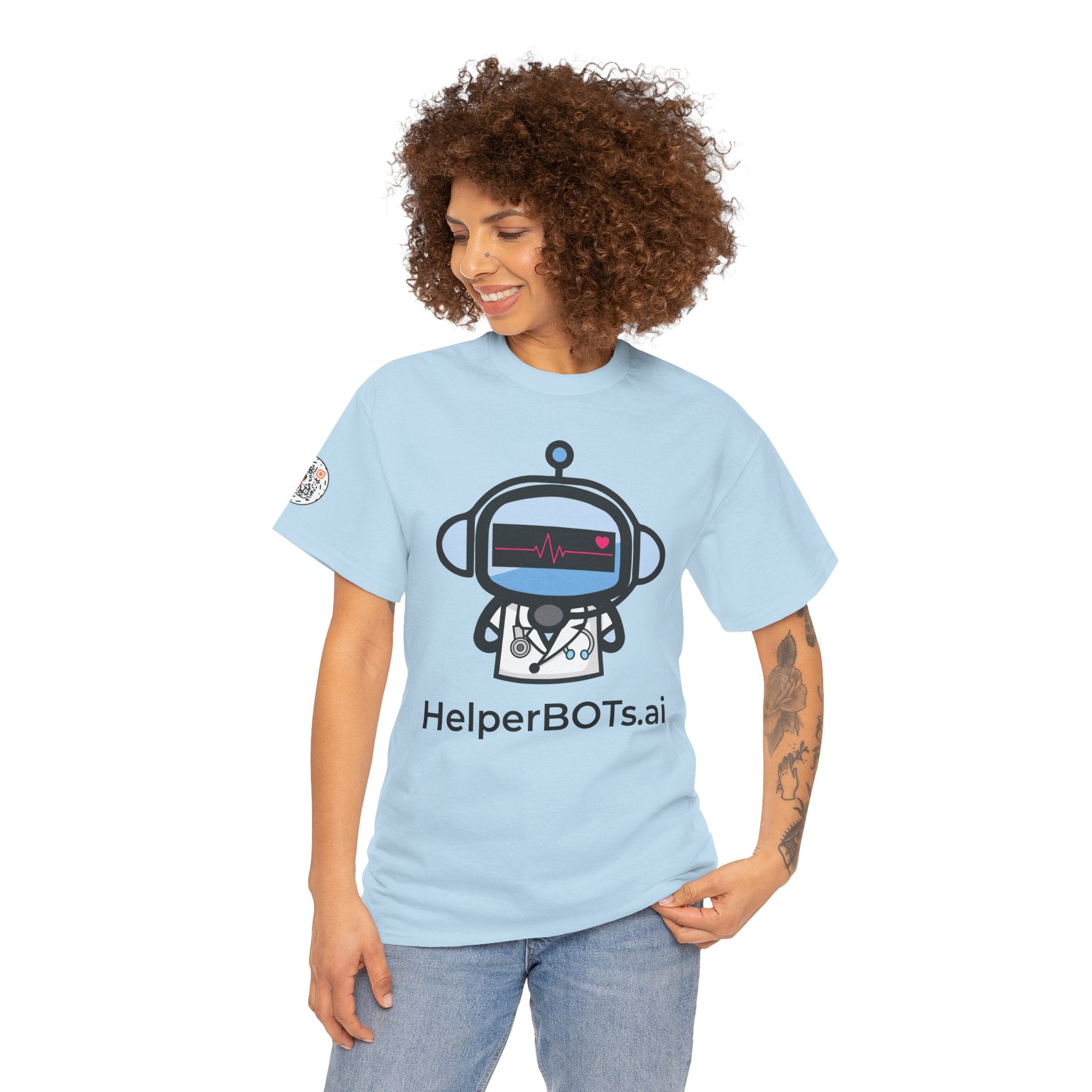 Unisex Medical BOT Heavy Cotton Tee (Light Edition with Black Print)