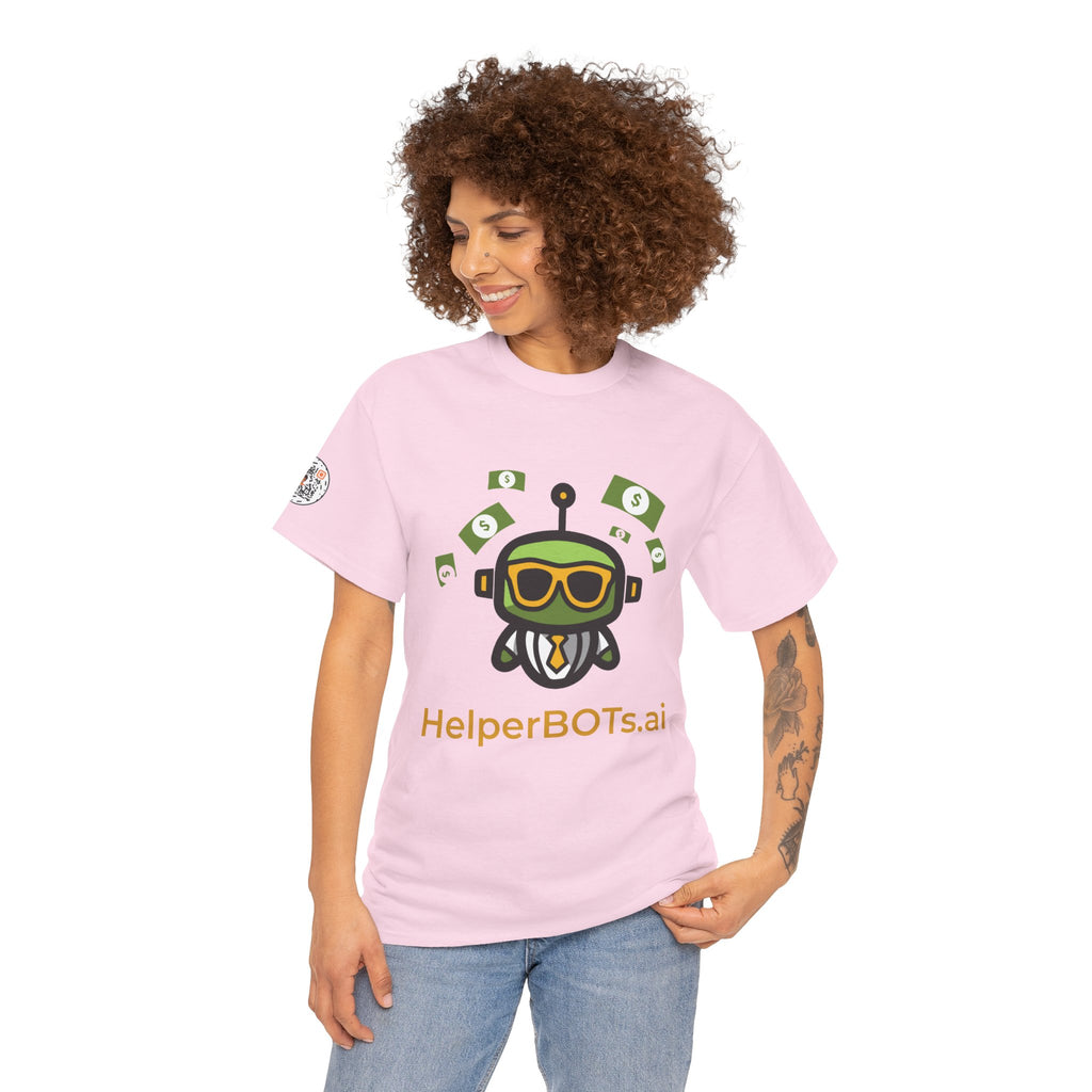 Unisex Financial BOT Heavy Cotton Tee (Light Edition with Gold Print)