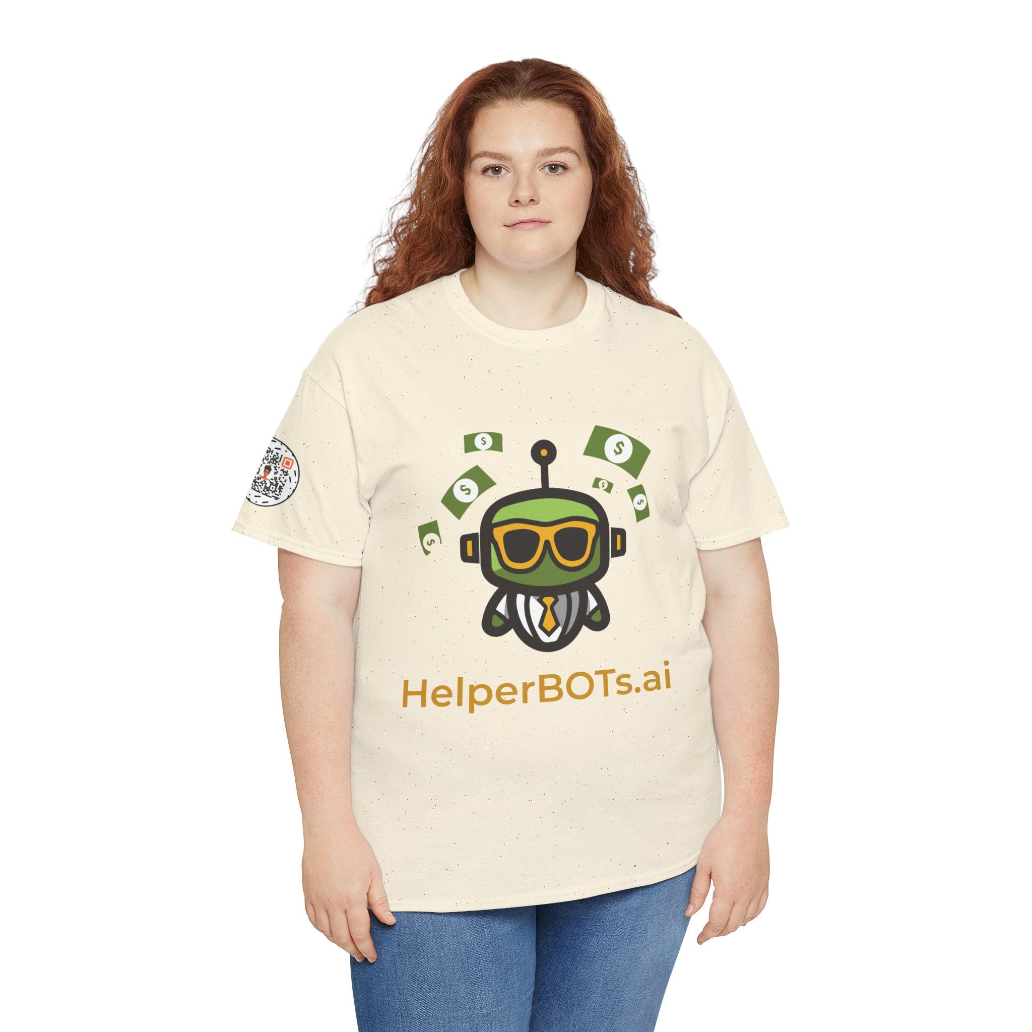 Unisex Financial BOT Heavy Cotton Tee (Light Edition with Gold Print)