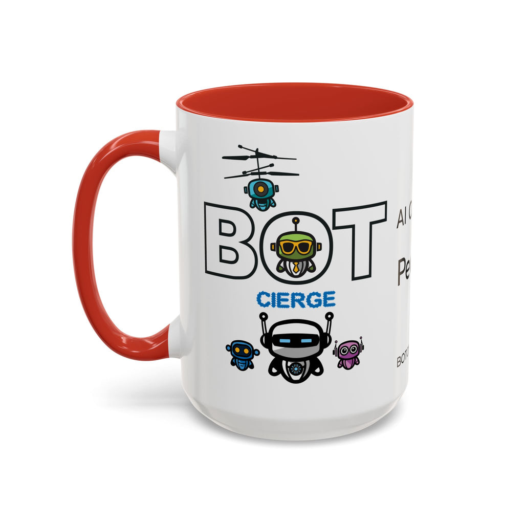 Logo Accent Coffee Mug (11, 15oz) (Light Edition with Black Print)