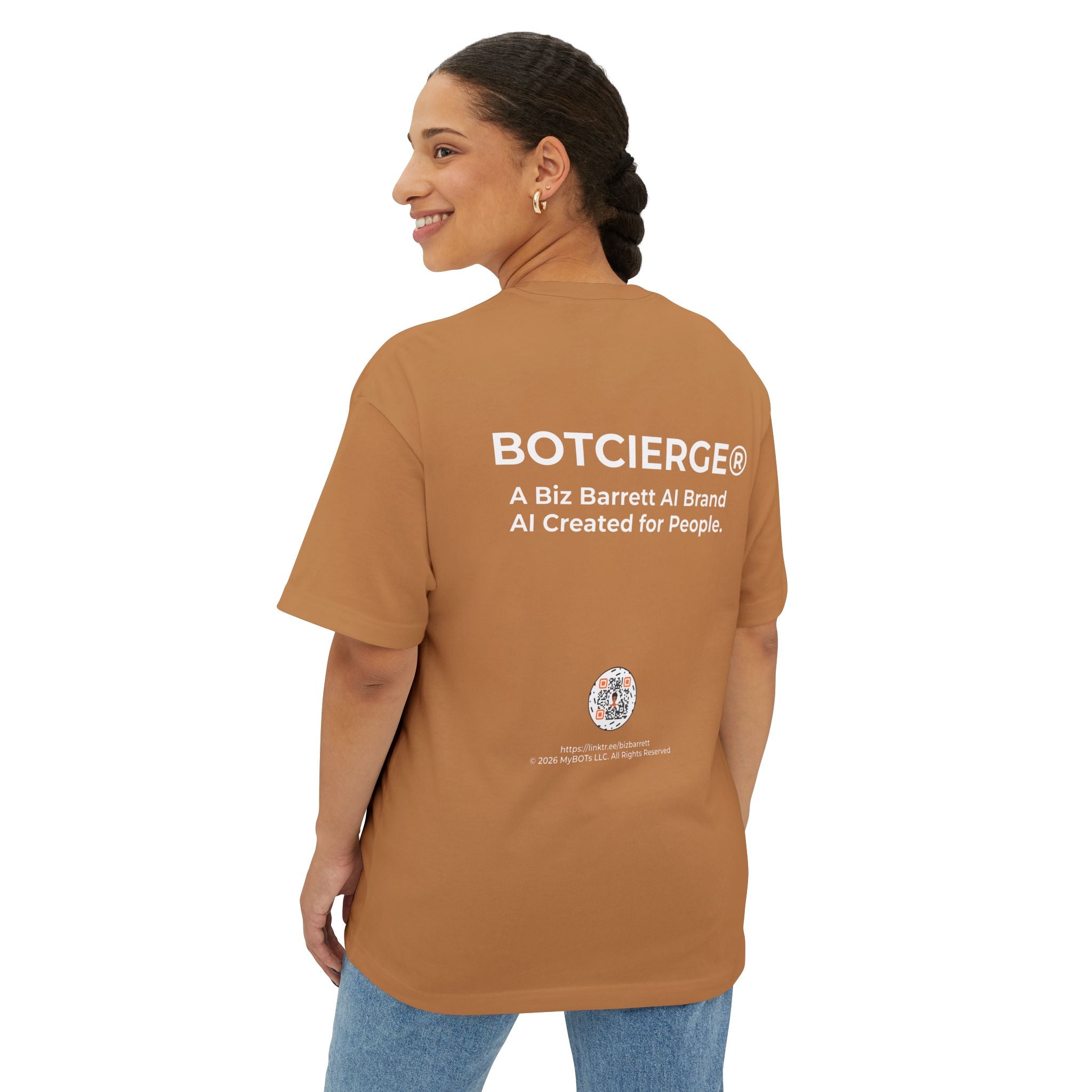 Unisex Logo Oversized Boxy Tee (Dark Edition)