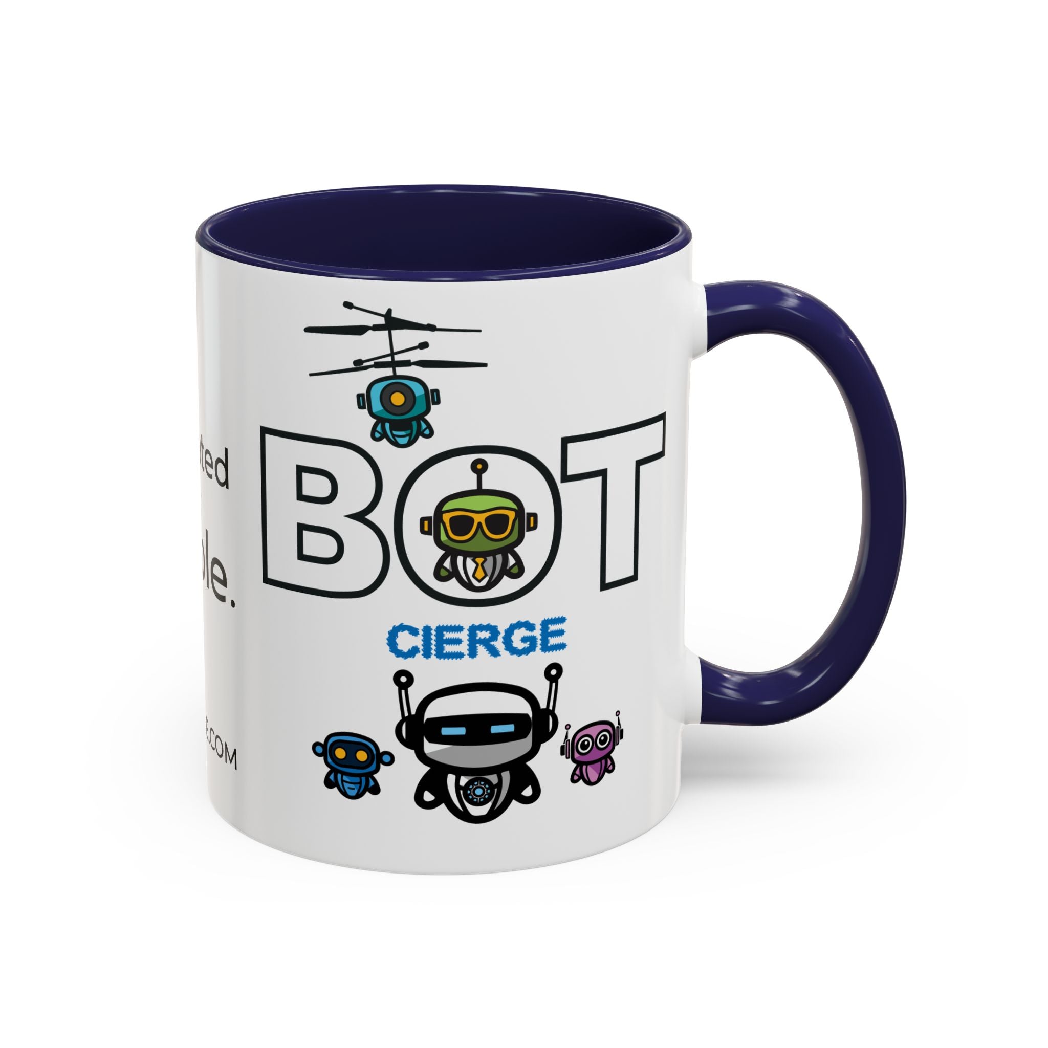 Logo Accent Coffee Mug (11, 15oz) (Light Edition with Black Print)