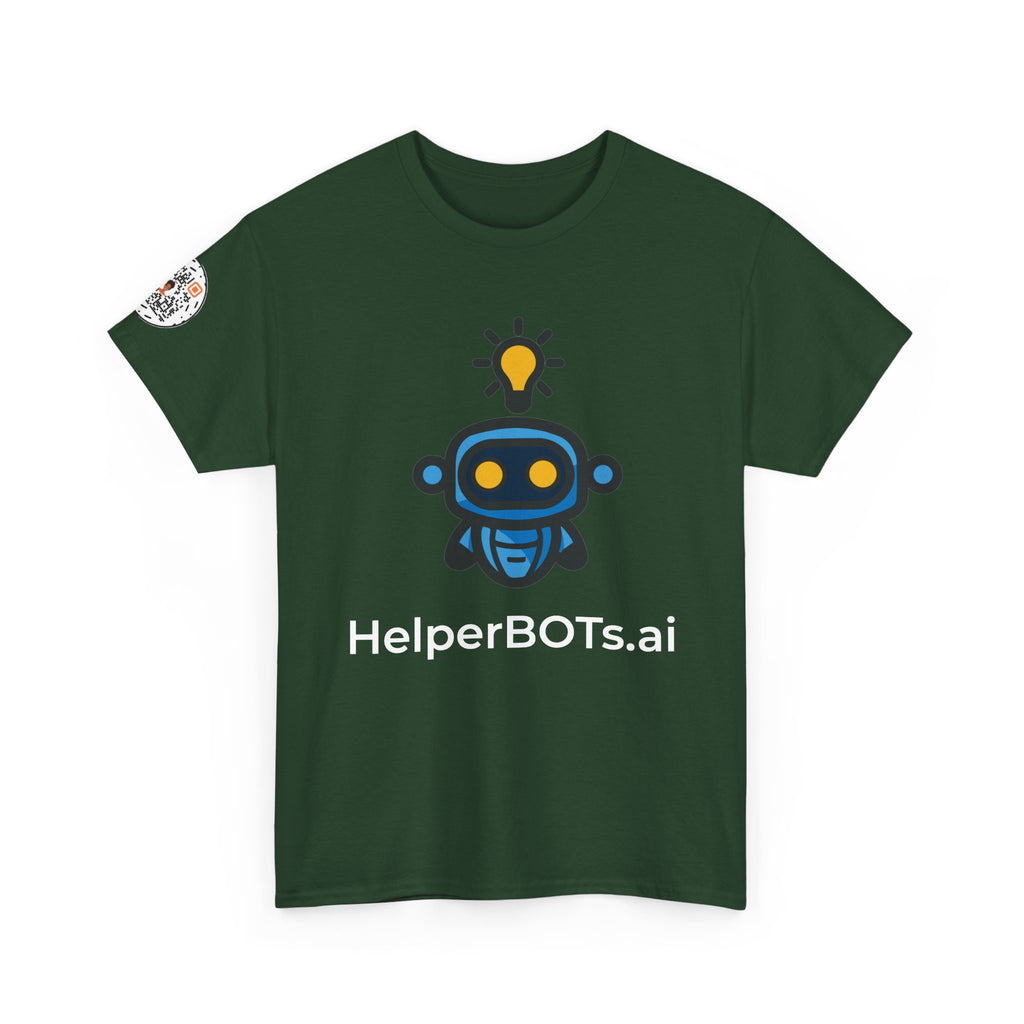 Unisex Personal Development BOT Heavy Cotton Tee (Dark Edition with White Print)