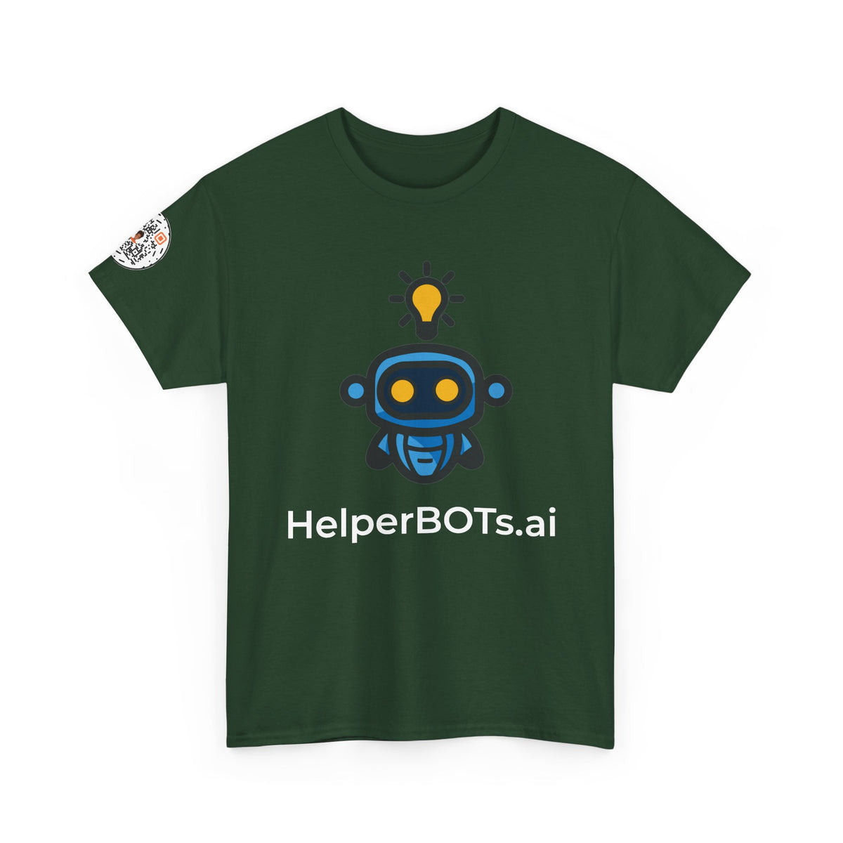 Unisex Personal Development BOT Heavy Cotton Tee (Dark Edition with White Print)
