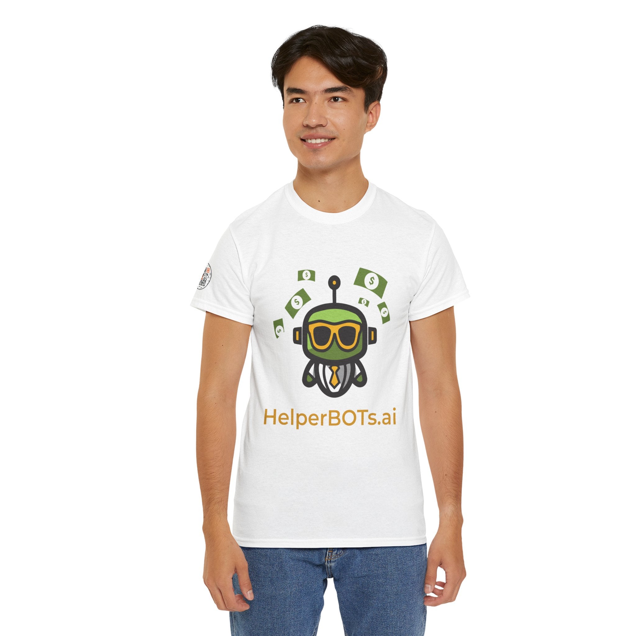 Unisex Financial BOT Heavy Cotton Tee (Light Edition with Gold Print)