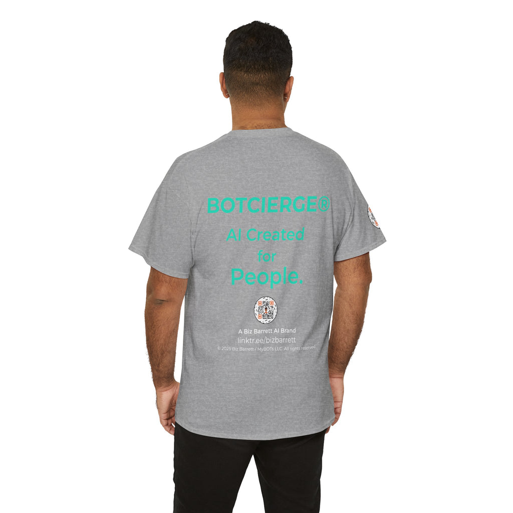 Unisex RememBOT™ Heavy Cotton Tee (Light Edition with White Lettering)