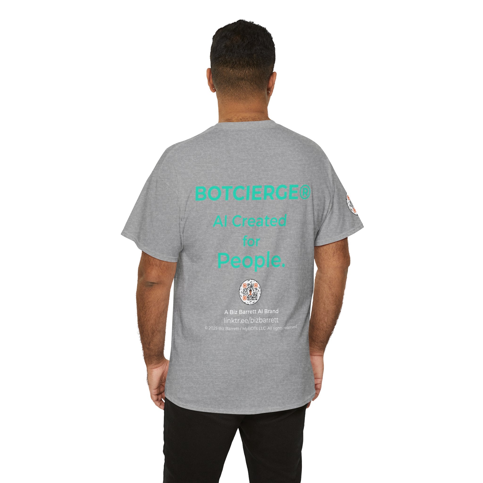 Unisex RememBOT™ Heavy Cotton Tee (Light Edition with White Lettering)