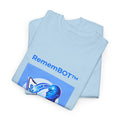 Unisex RememBOT™ in Square Heavy Cotton Tee (Light Edition with Blue Print)