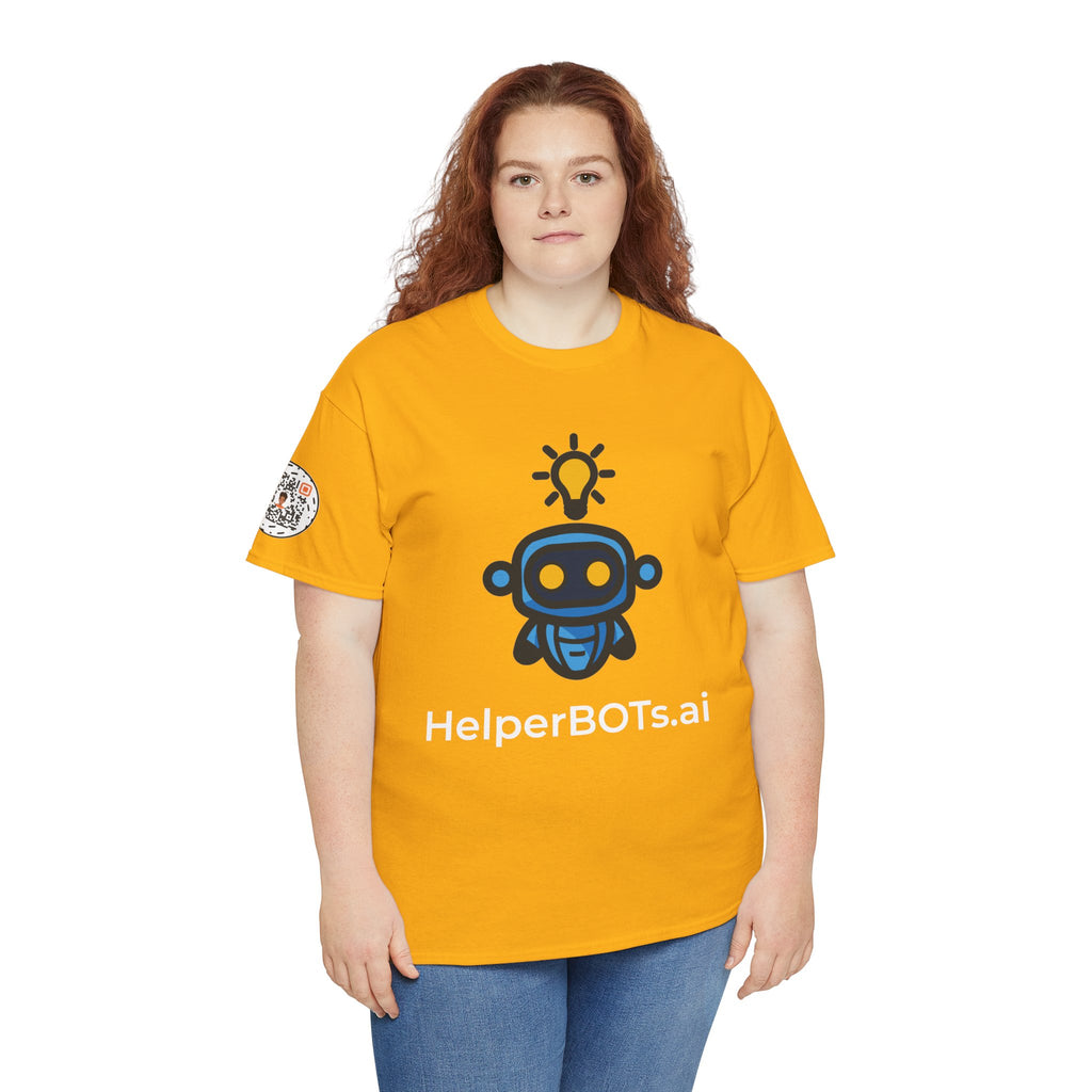 Unisex Personal Development BOT Heavy Cotton Tee (Dark Edition with White Print)