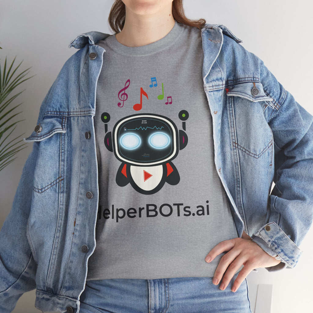 Unisex Music BOT Heavy Cotton Tee (Light Edition with Black Print)