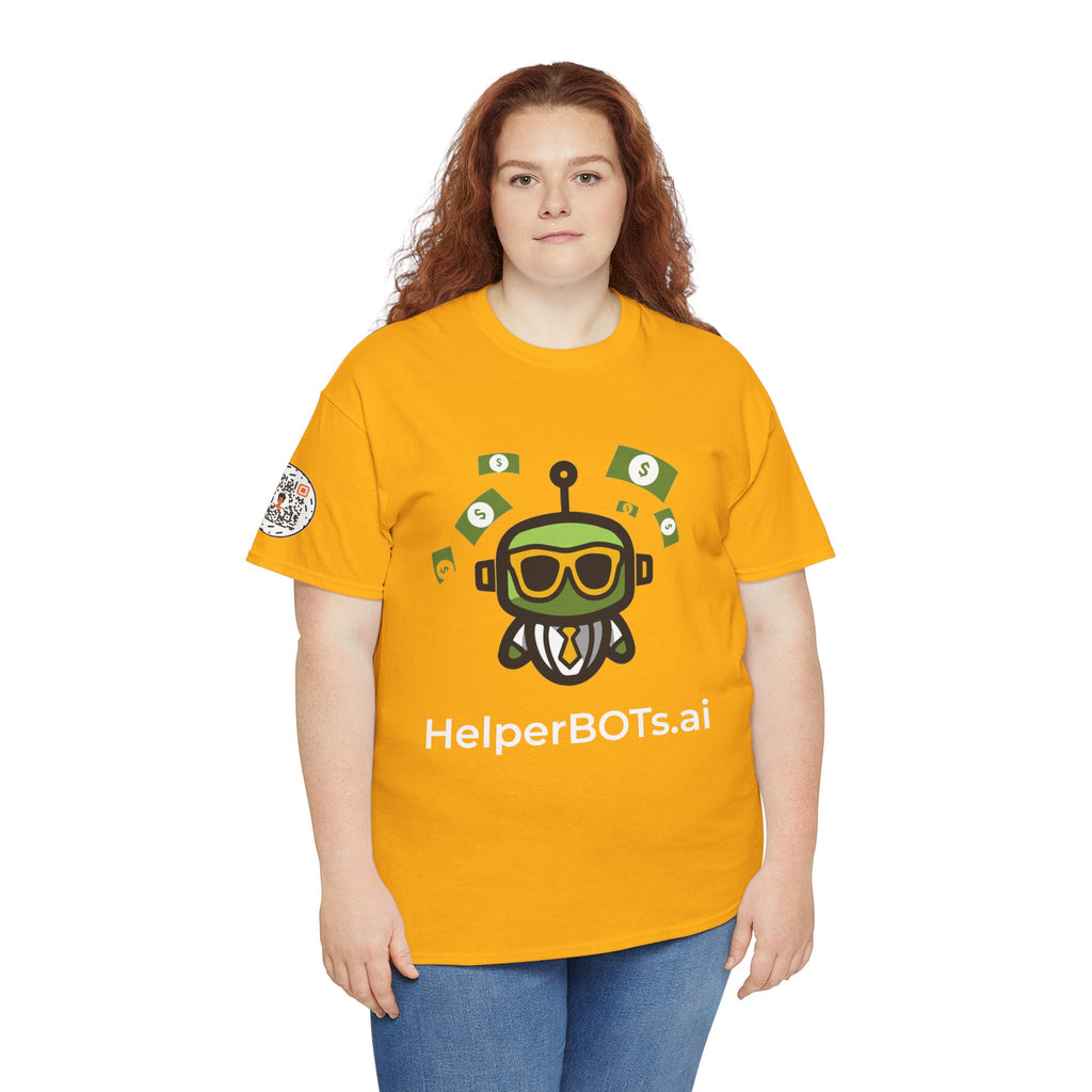 Unisex Financial BOT Heavy Cotton Tee (Dark Edition with White Print)