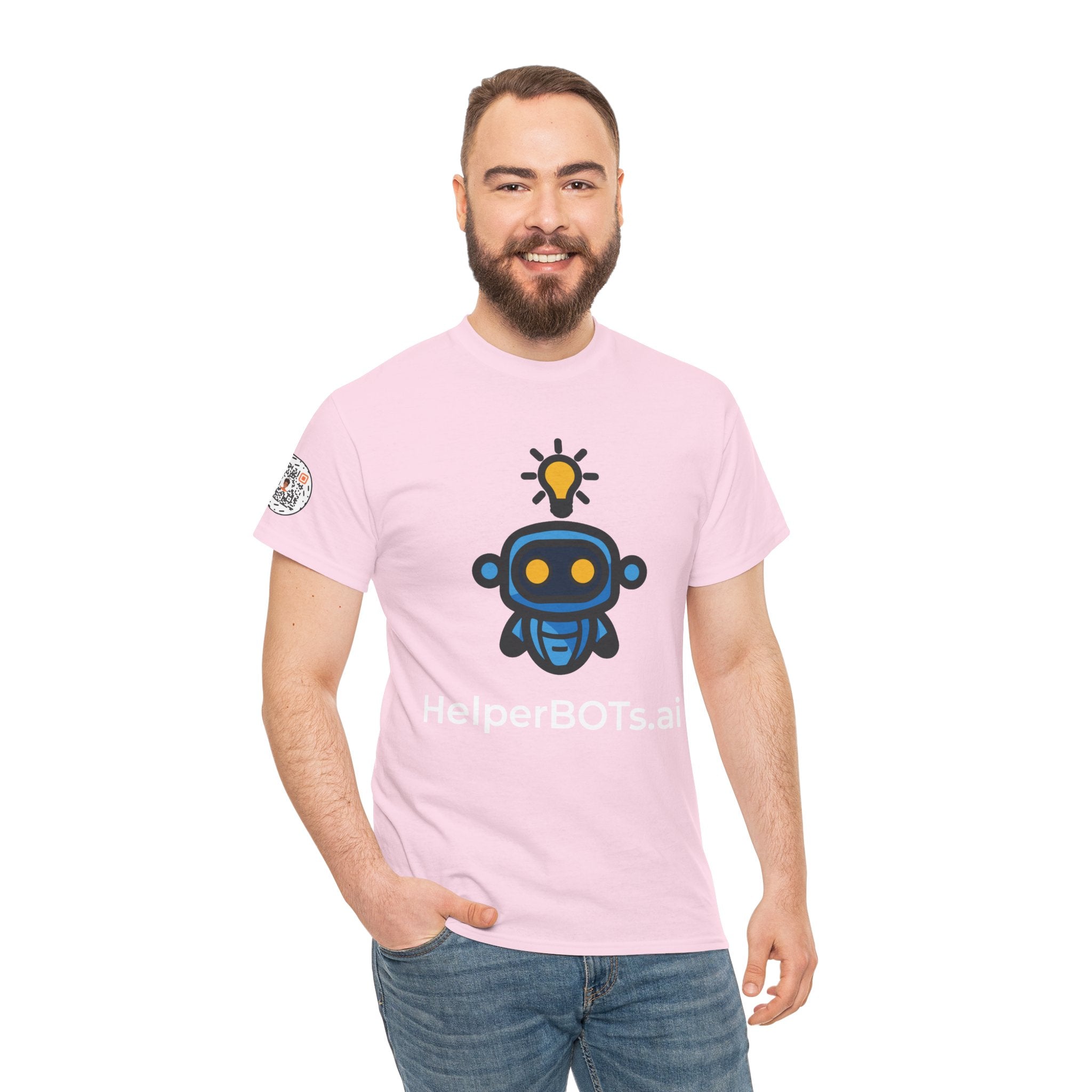 Unisex Personal Development BOT Heavy Cotton Tee (Dark Edition with White Print)