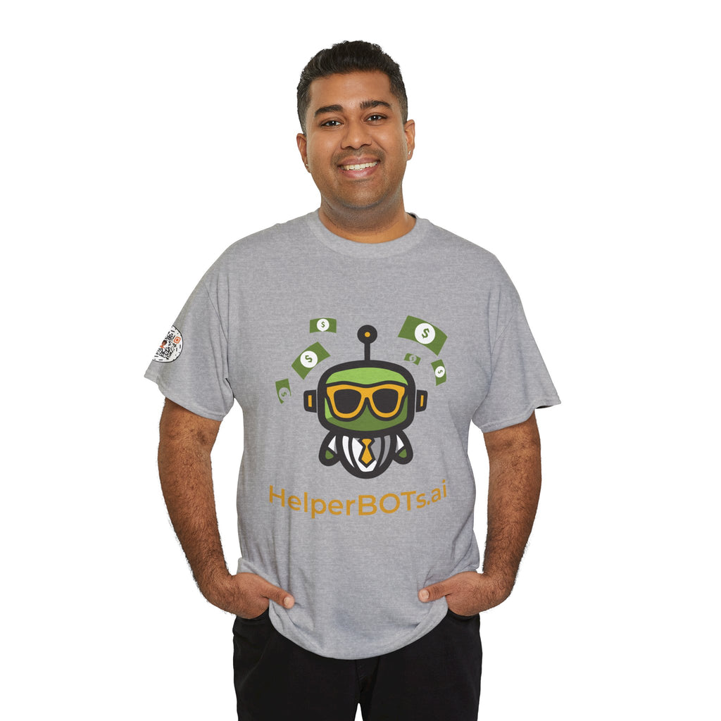 Unisex Financial BOT Heavy Cotton Tee (Light Edition with Gold Print)