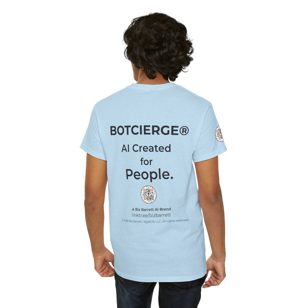 Unisex Productivity BOT Heavy Cotton Tee (Light Edition with Black Print)