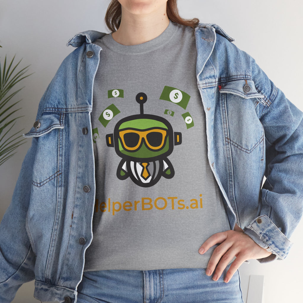 Unisex Financial BOT Heavy Cotton Tee (Light Edition with Gold Print)