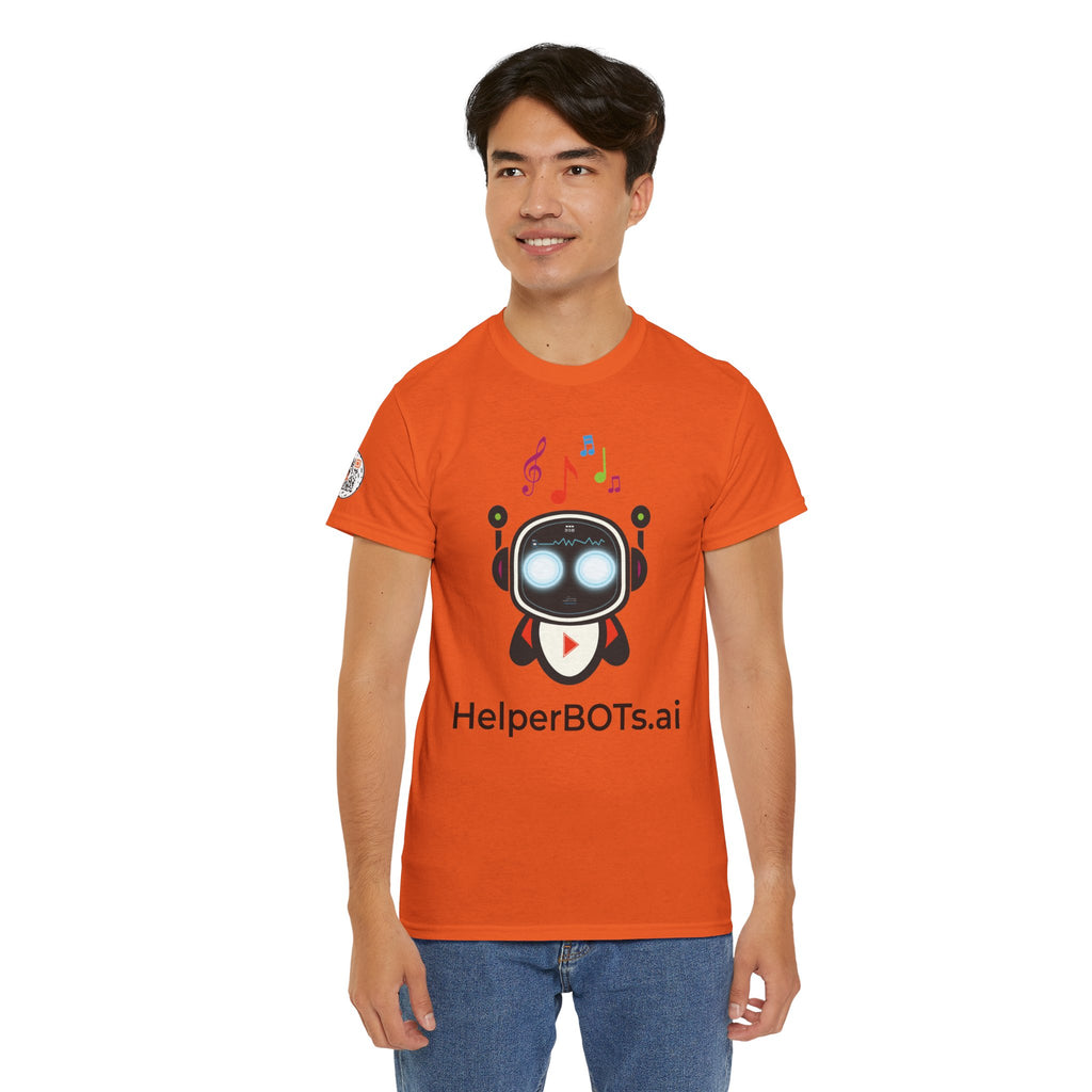 Unisex Music BOT Heavy Cotton Tee (Light Edition with Black Print)