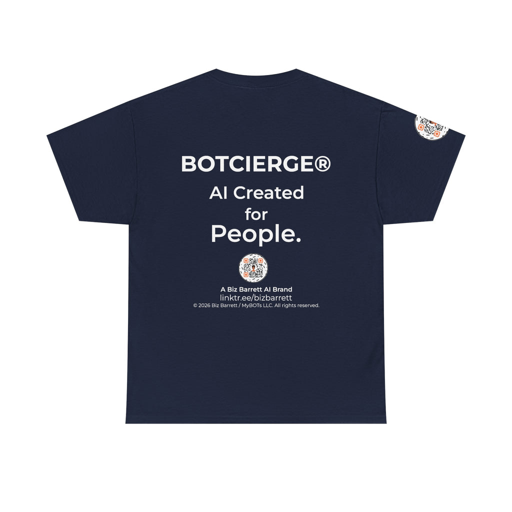 Unisex Love and Relationships BOT Heavy Cotton Tee (Dark Edition with White Print)