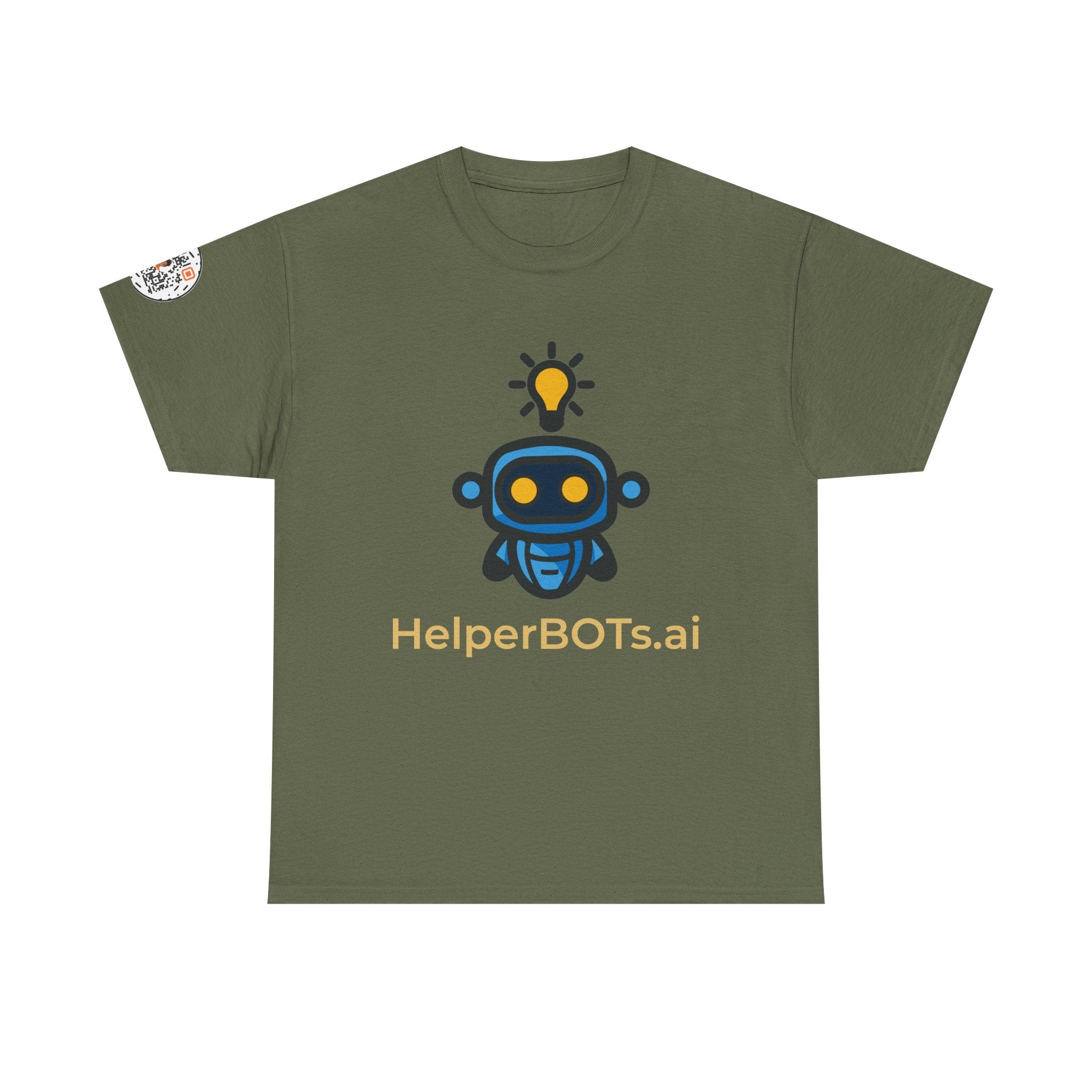 Unisex Personal Development BOT Heavy Cotton Tee (Dark Edition with Gold Print)