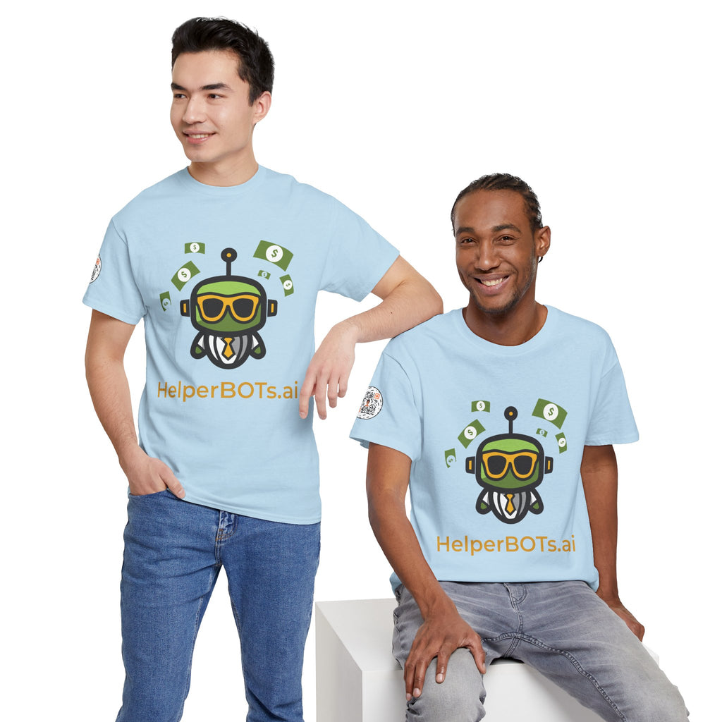 Unisex Financial BOT Heavy Cotton Tee (Light Edition with Gold Print)