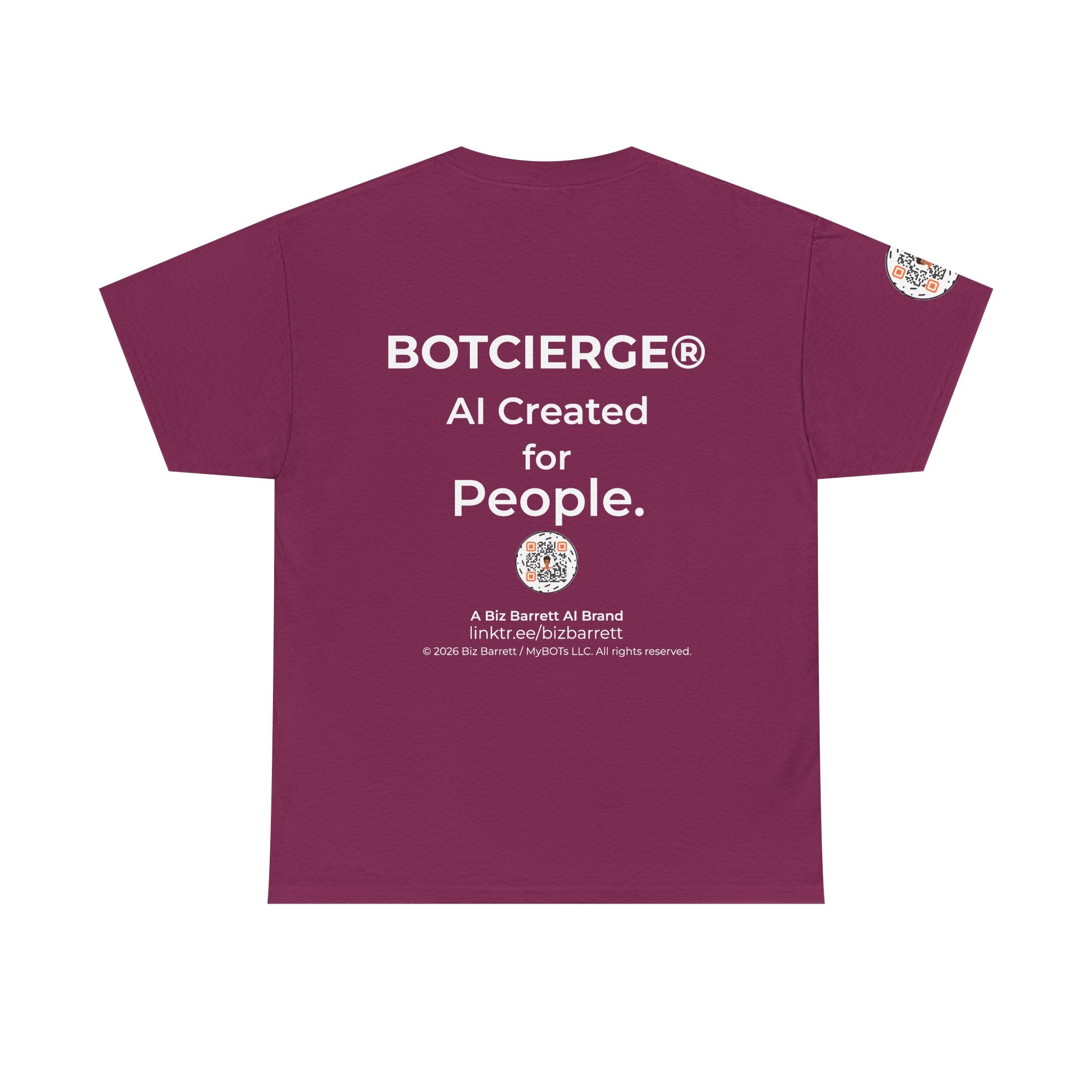 Unisex Medical BOT Heavy Cotton Tee (Dark Edition with White Print)