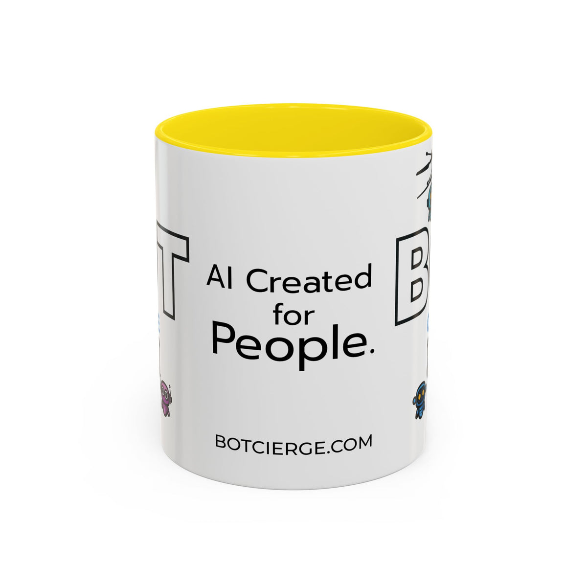 Logo Accent Coffee Mug (11, 15oz) (Light Edition with Black Print)