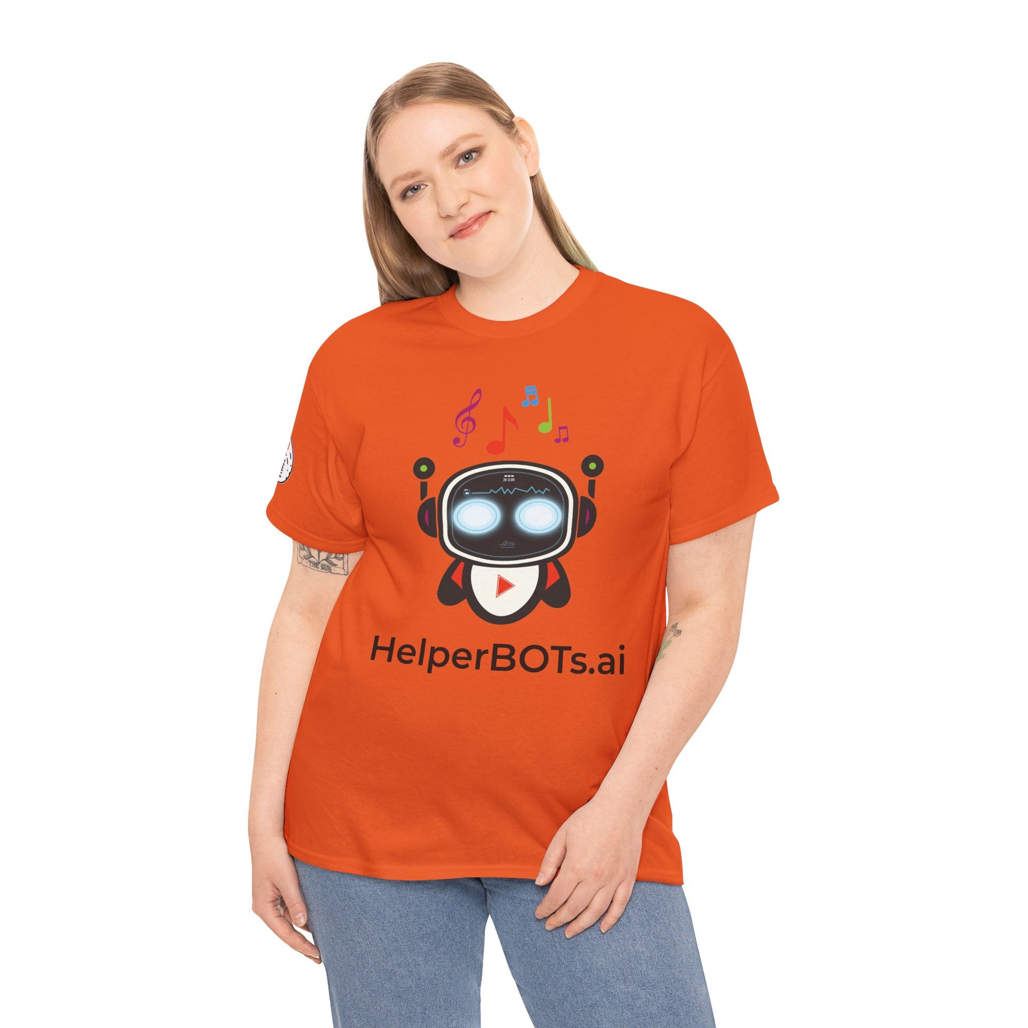 Unisex Music BOT Heavy Cotton Tee (Light Edition with Black Print)