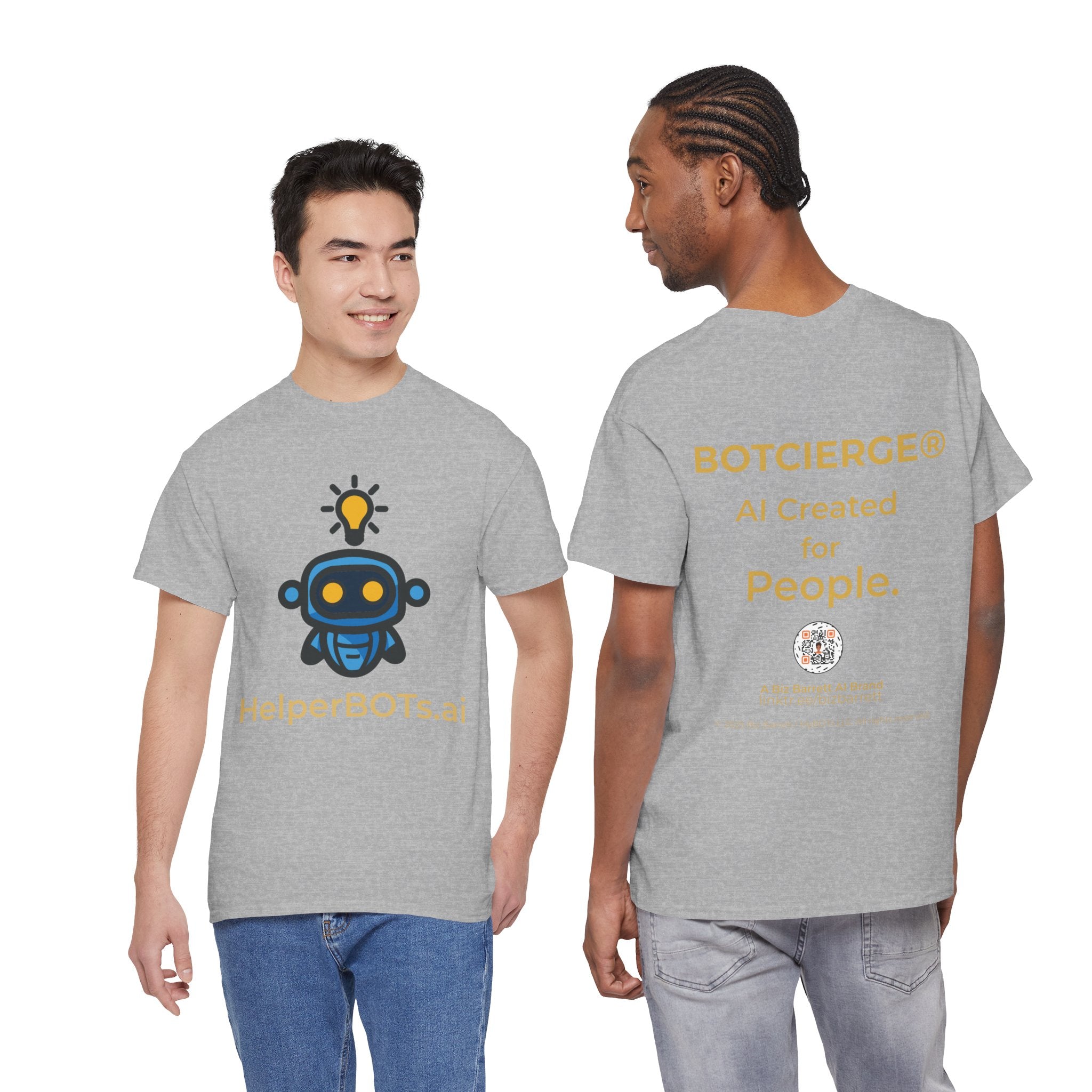 Unisex Personal Development BOT Heavy Cotton Tee (Dark Edition)
