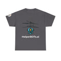 Unisex Security BOT Heavy Cotton Tee (Dark Edition with White Print)