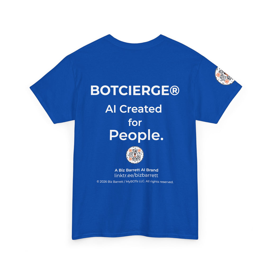 Unisex Music BOT Heavy Cotton Tee (Dark Edition with White Print)