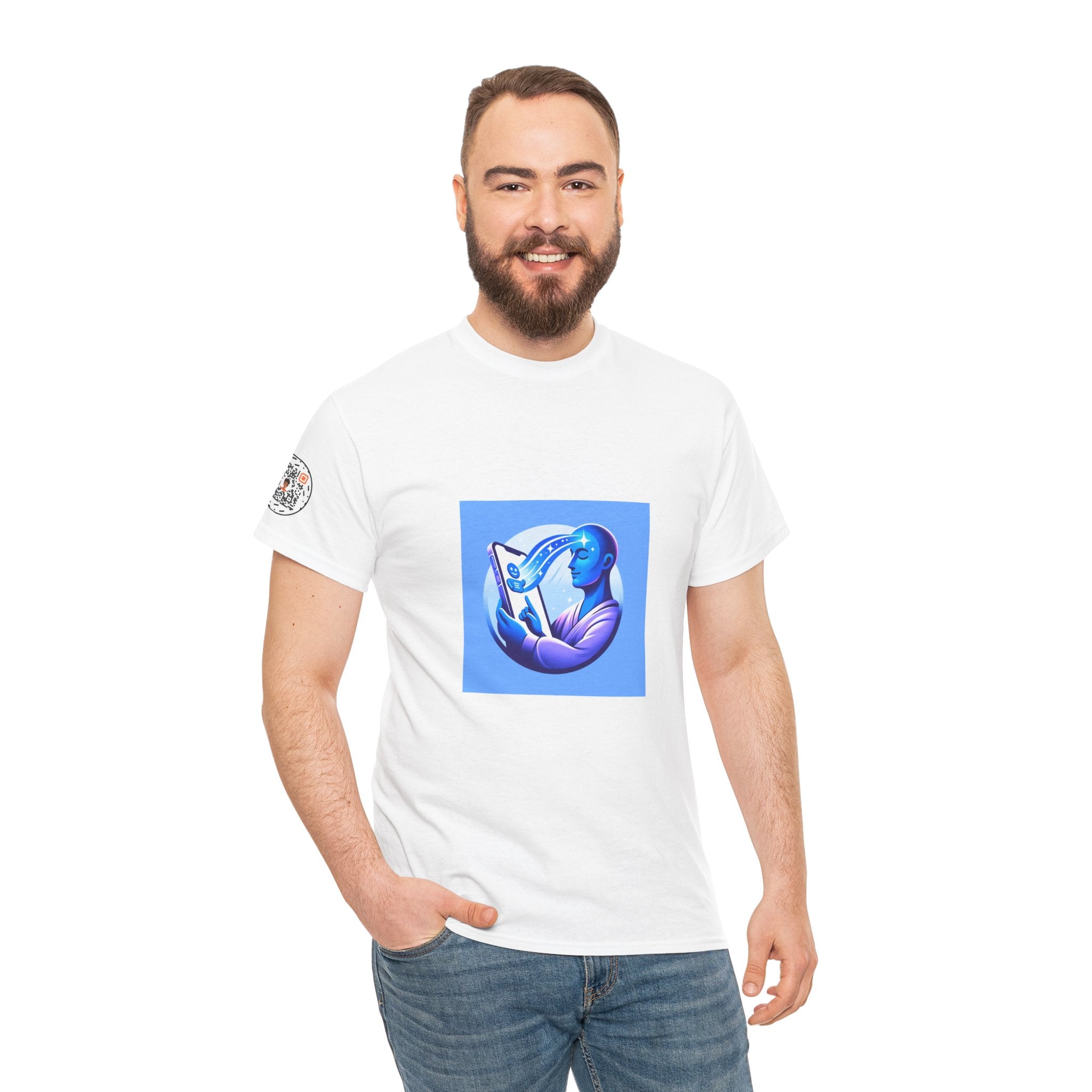 Unisex RememBOT™ Heavy Cotton Tee (Light Edition with White Lettering)