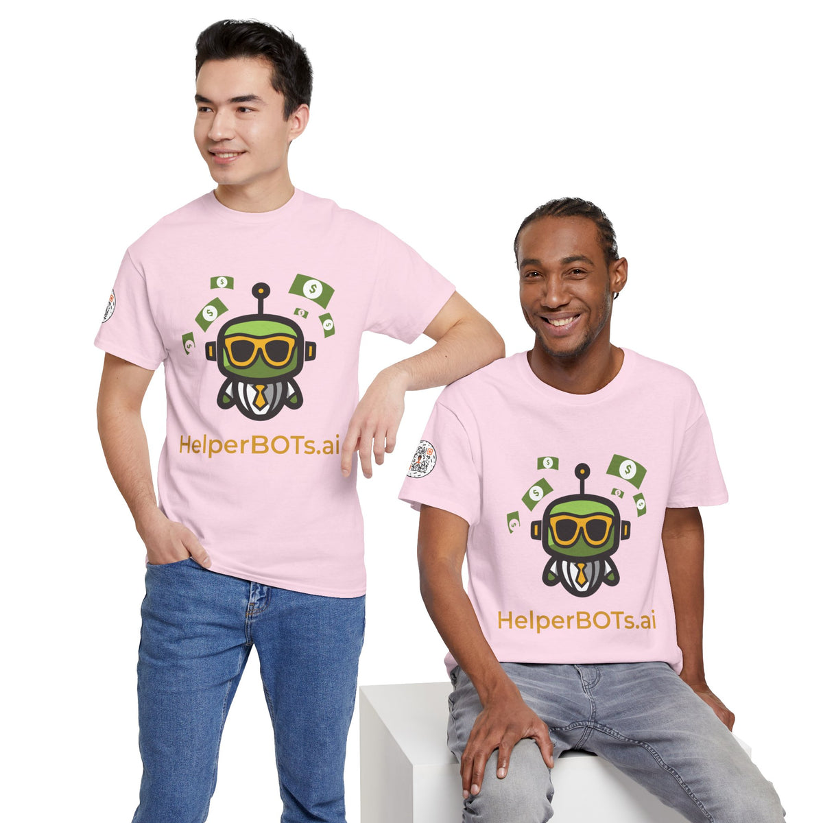 Unisex Financial BOT Heavy Cotton Tee (Light Edition with Gold Print)