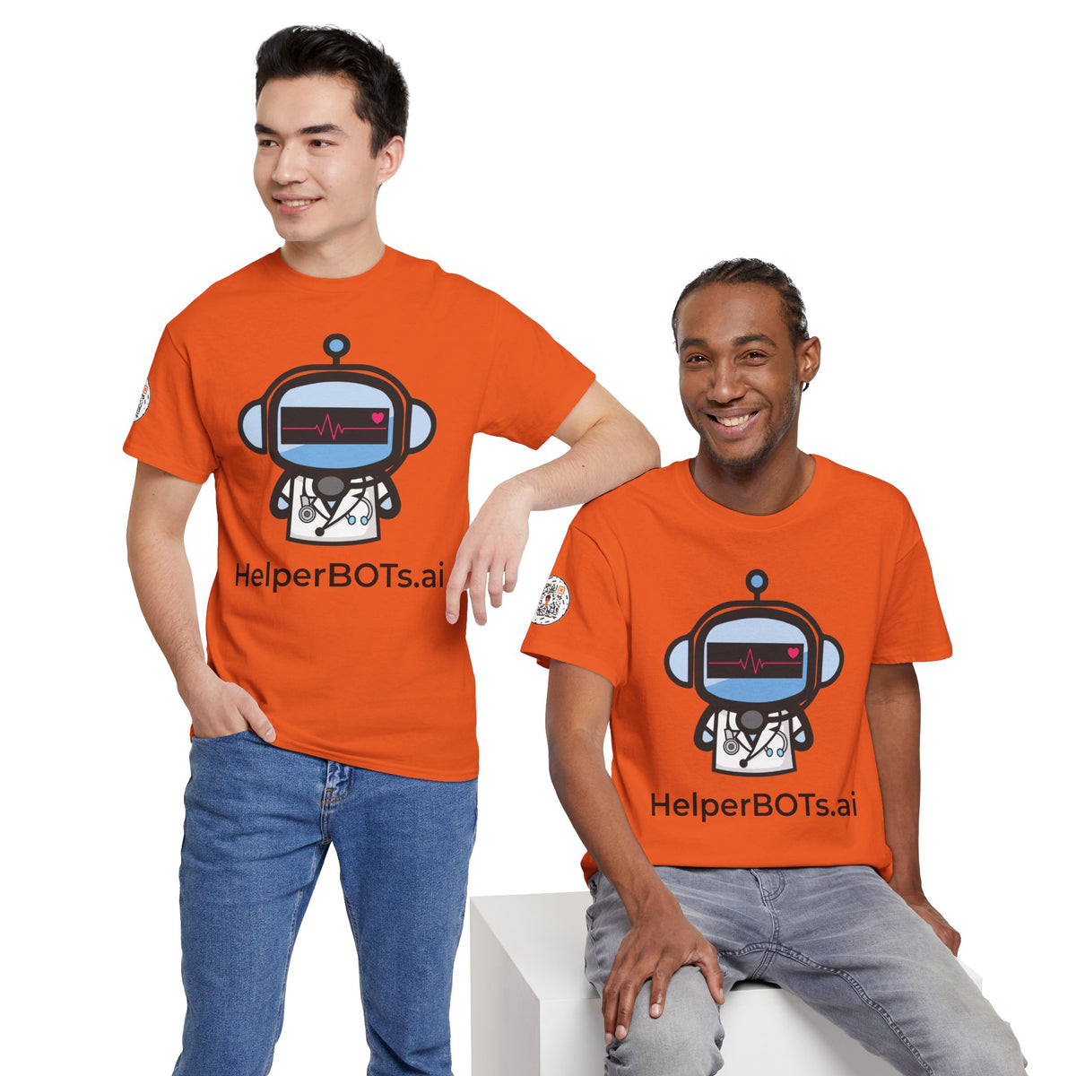 Unisex Medical BOT Heavy Cotton Tee (Light Edition with Black Print)