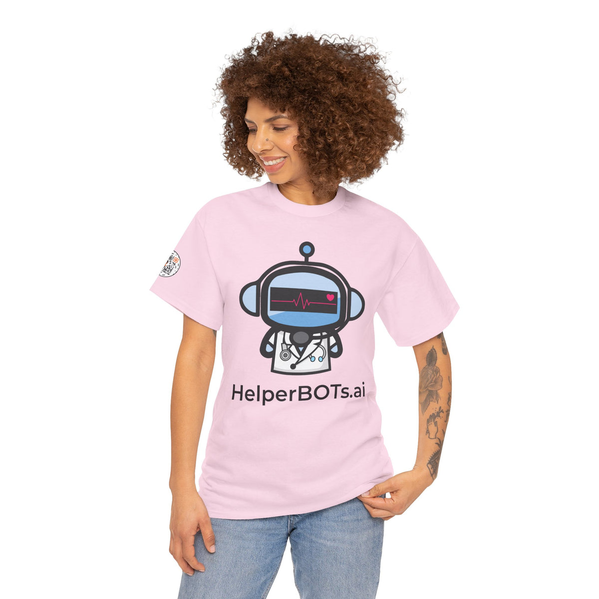 Unisex Medical BOT Heavy Cotton Tee (Light Edition with Black Print)