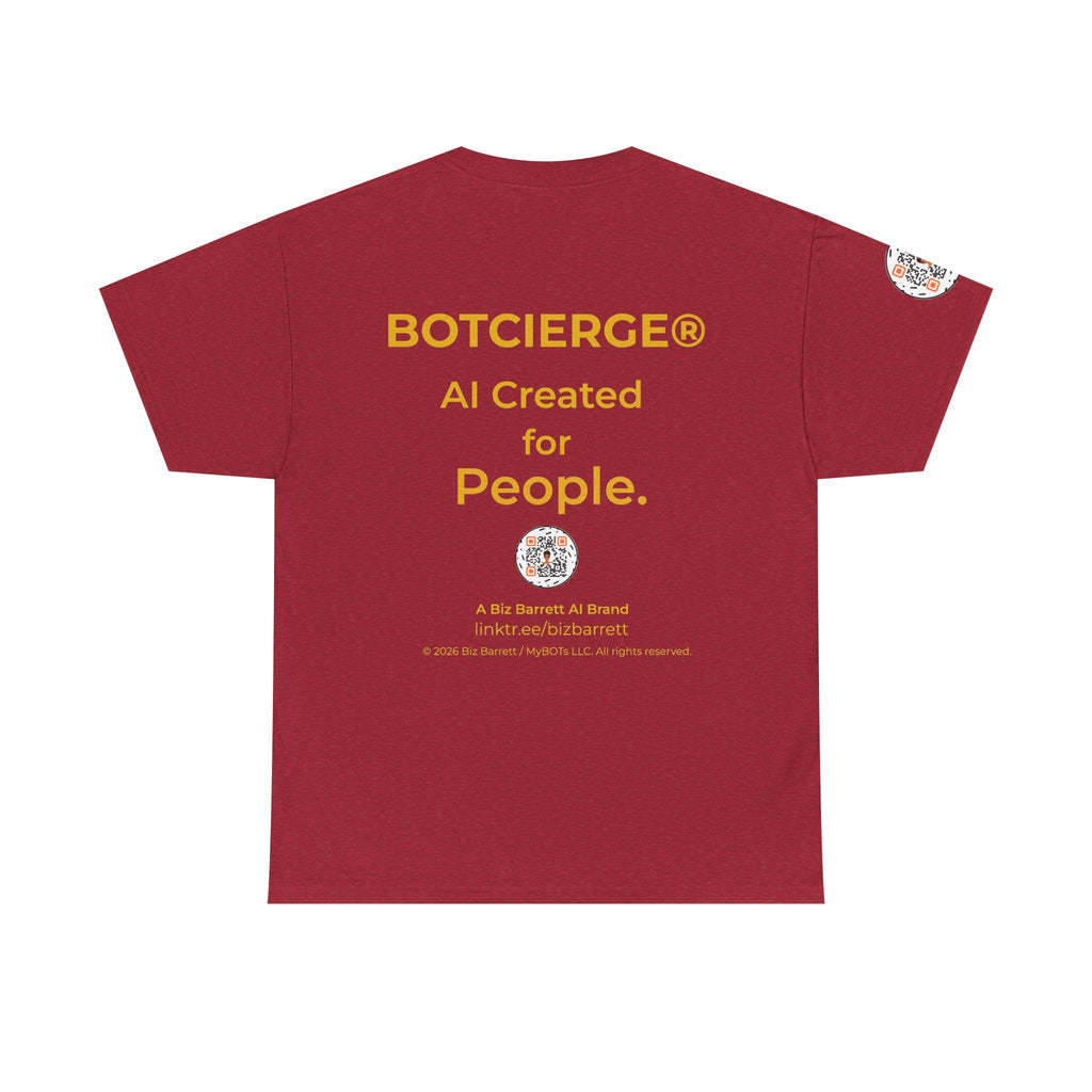 Unisex Education BOT Heavy Cotton Tee (Dark Edition with Gold Print)