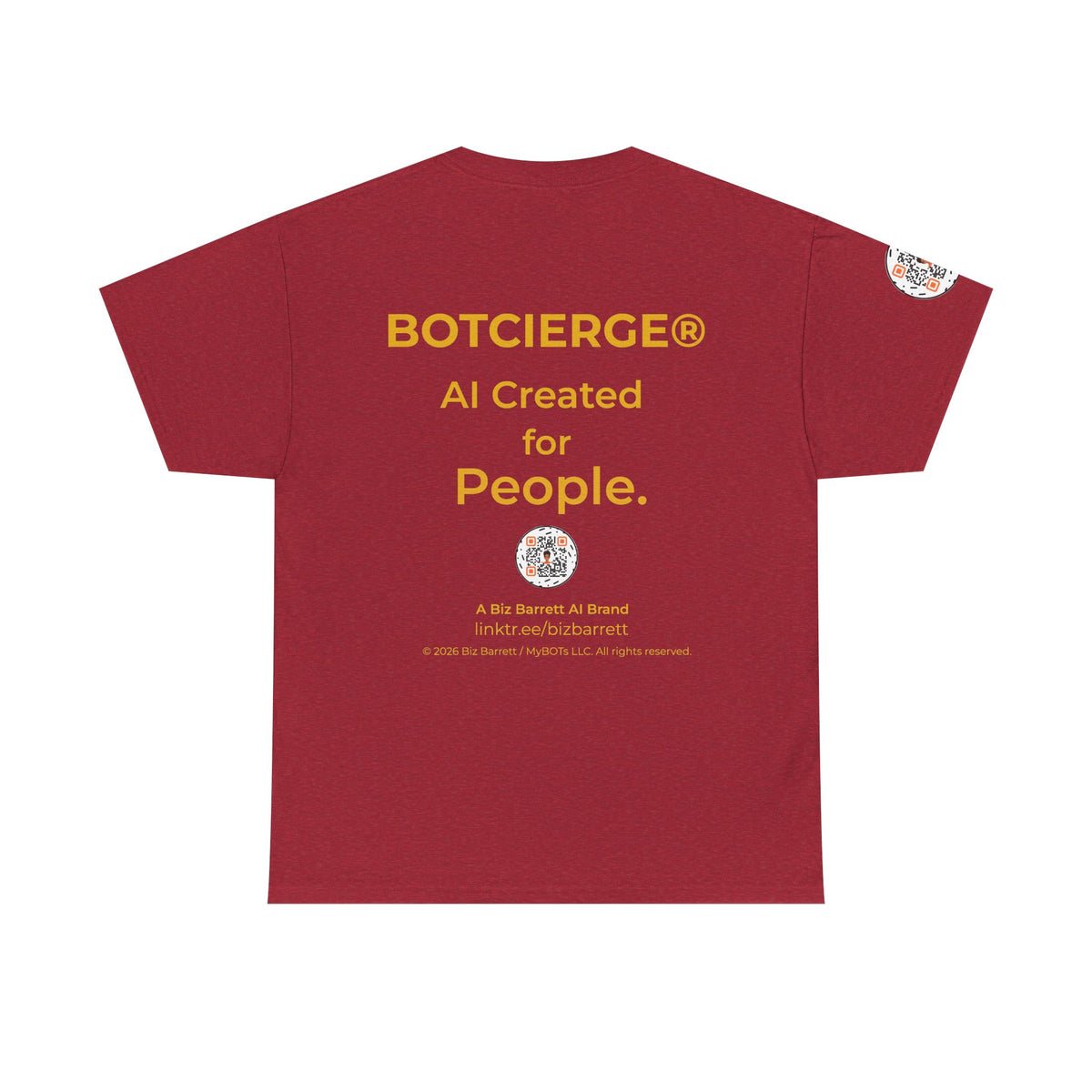 Unisex Education BOT Heavy Cotton Tee (Dark Edition with Gold Print)