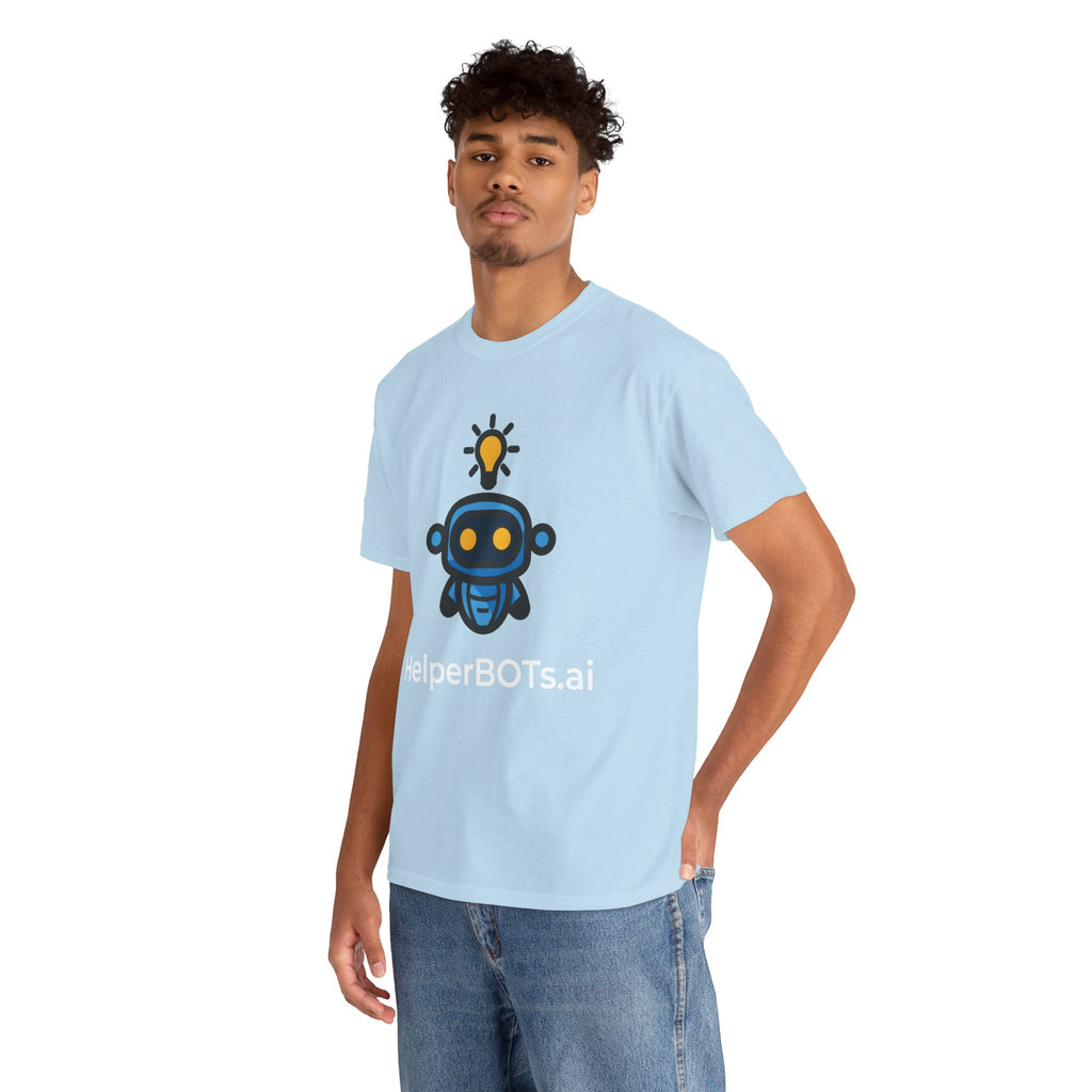 Unisex Personal Development BOT Heavy Cotton Tee (Dark Edition with White Print)