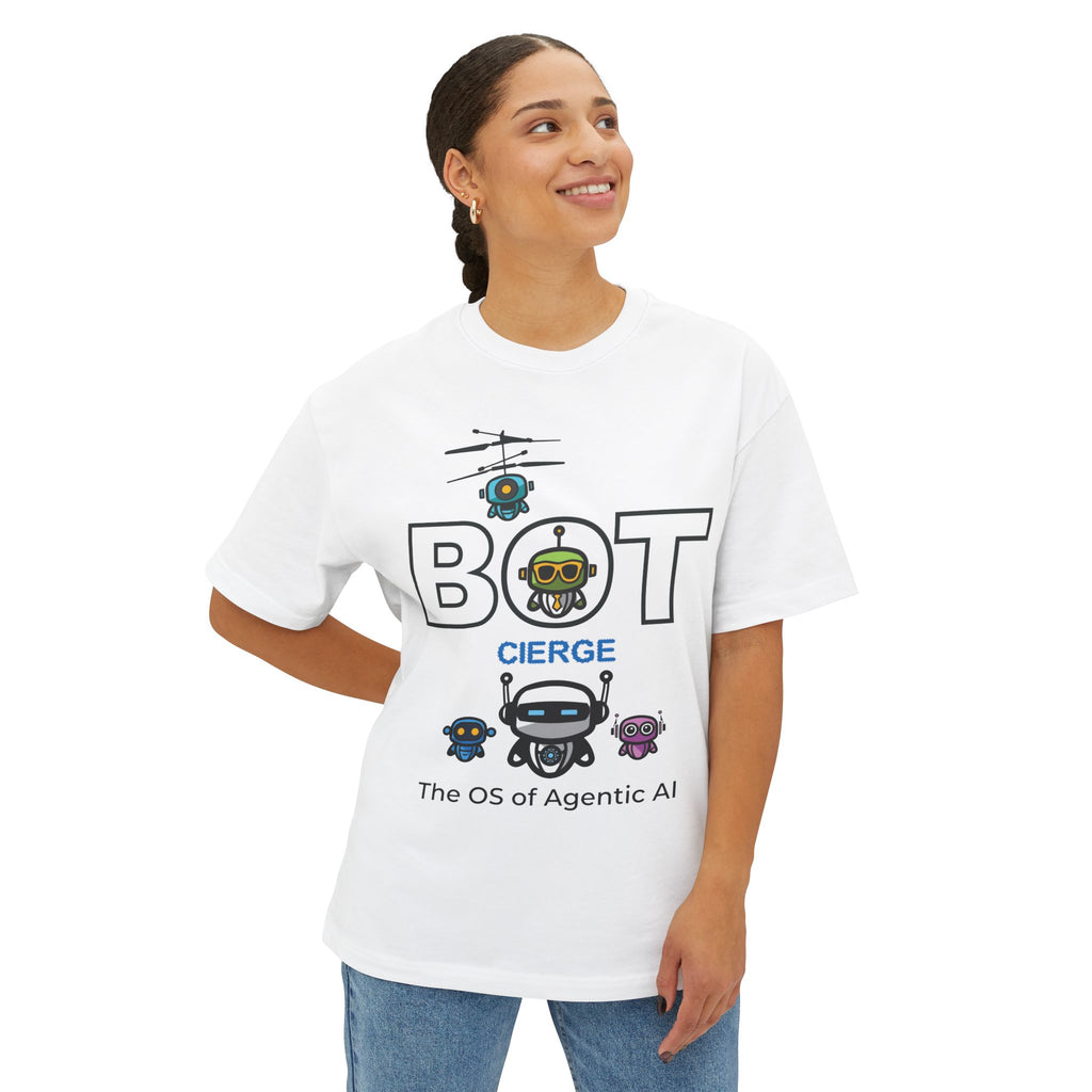 Unisex Logo Oversized Boxy Tee (Light Edition)